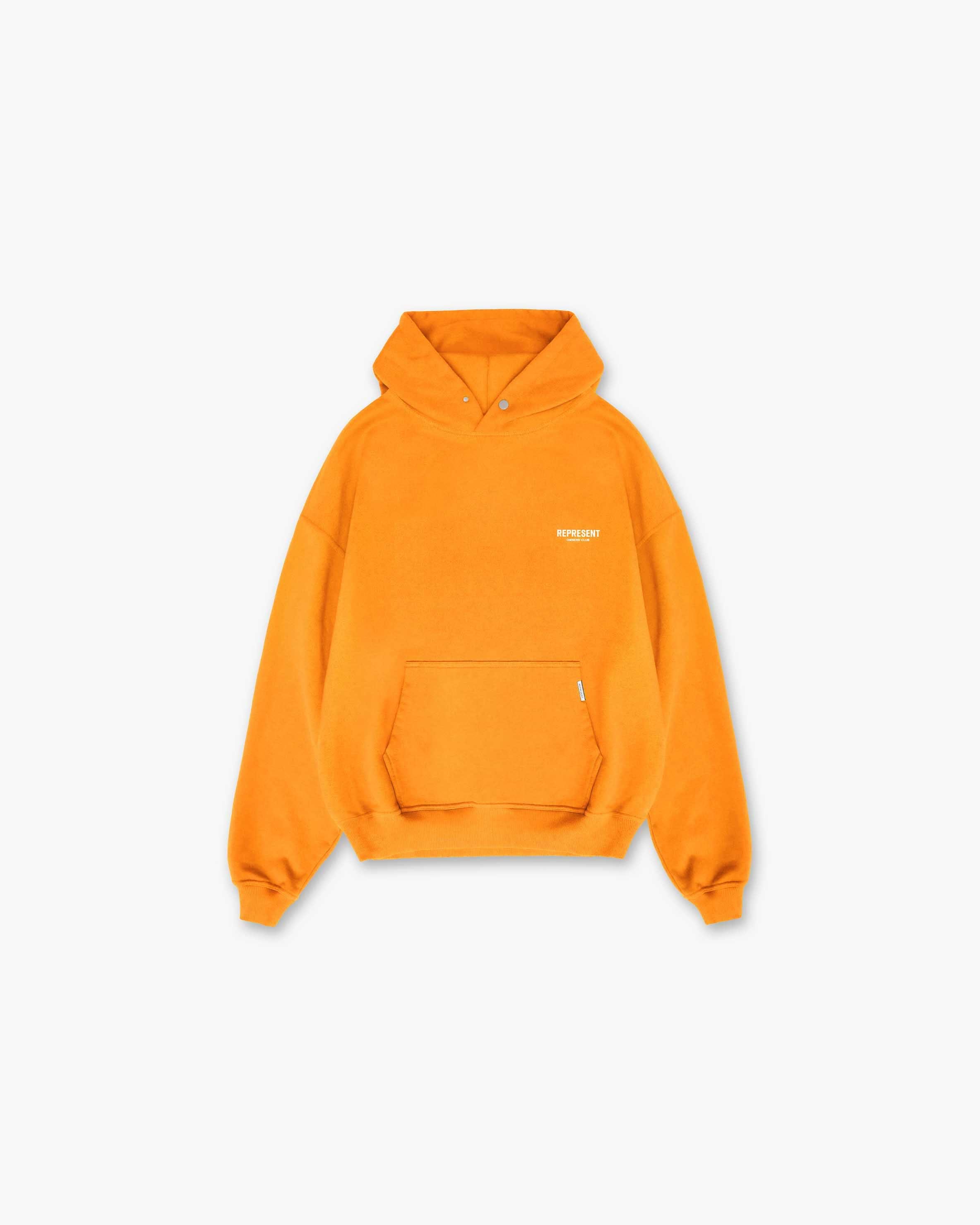 Neon Orange Hoodie Owners Club REPRESENT CLO