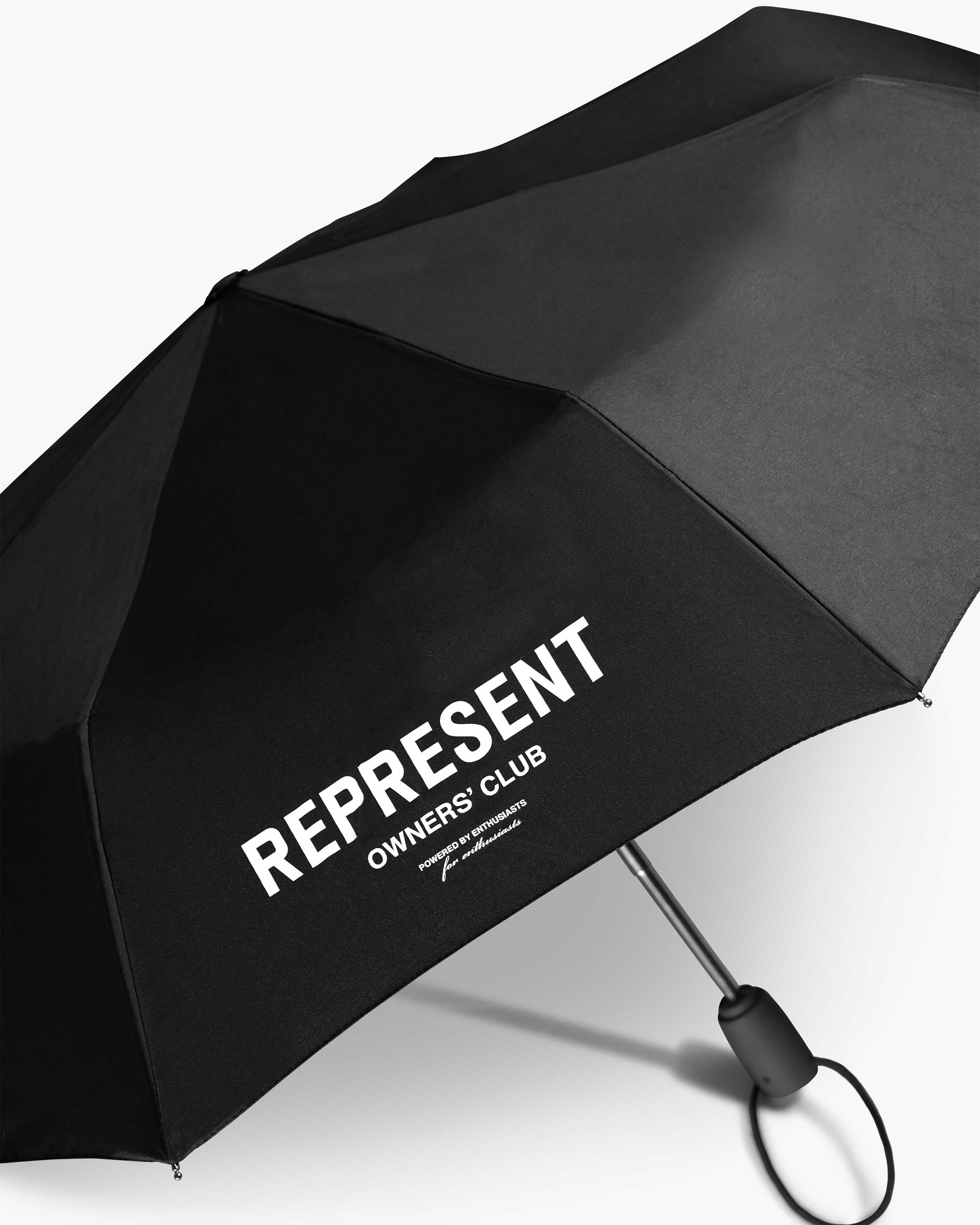 Represent Owners Club Umbrella | Black Accessories Owners Club | Represent Clo