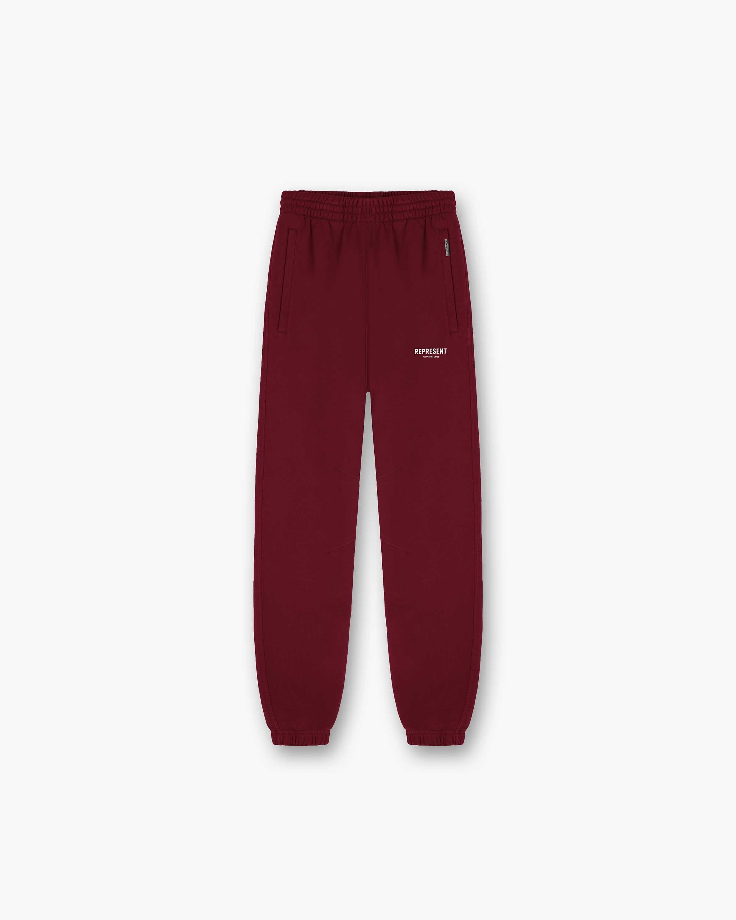 Burgundy champion shop sweatpants