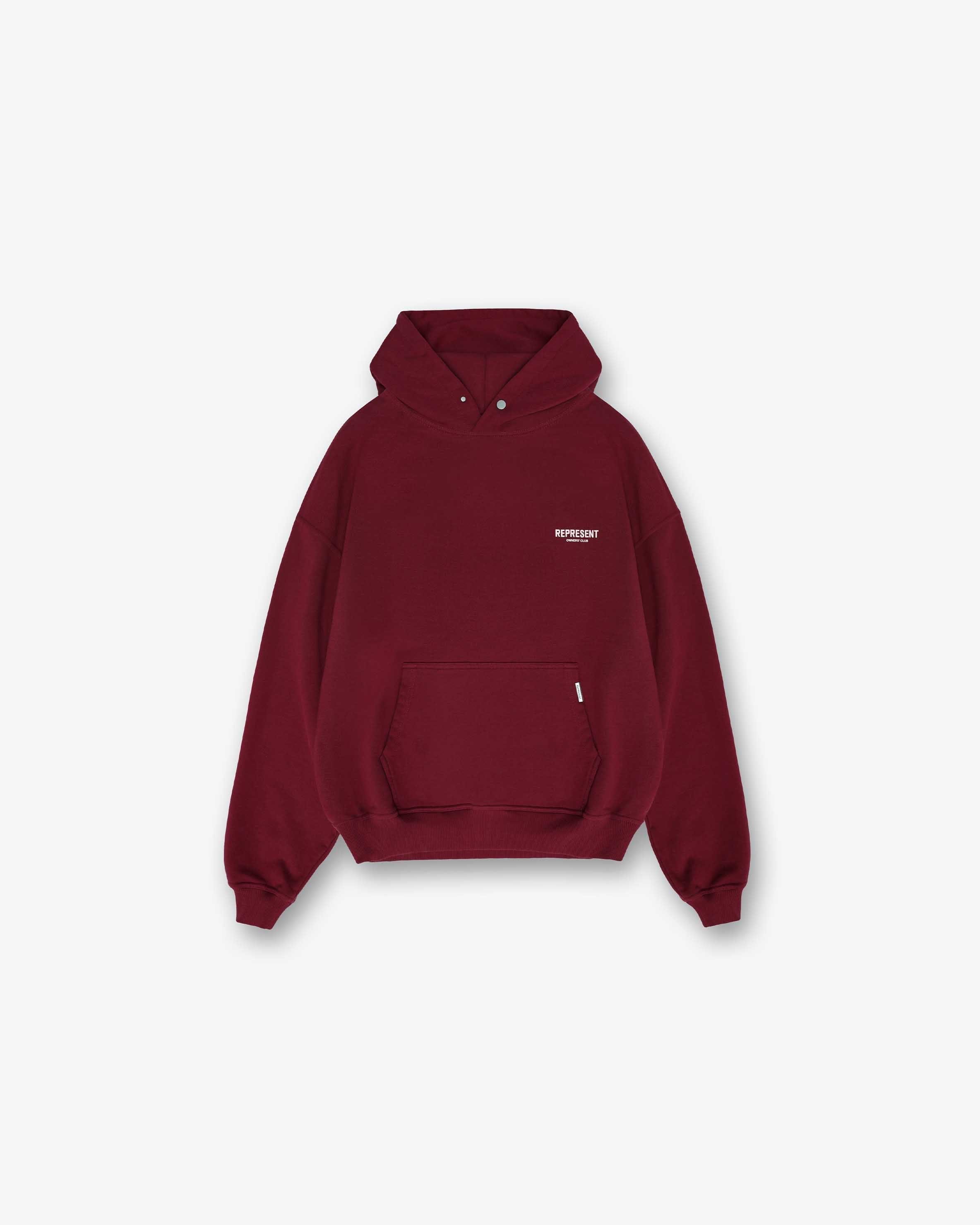 Maroon online hoodie jacket