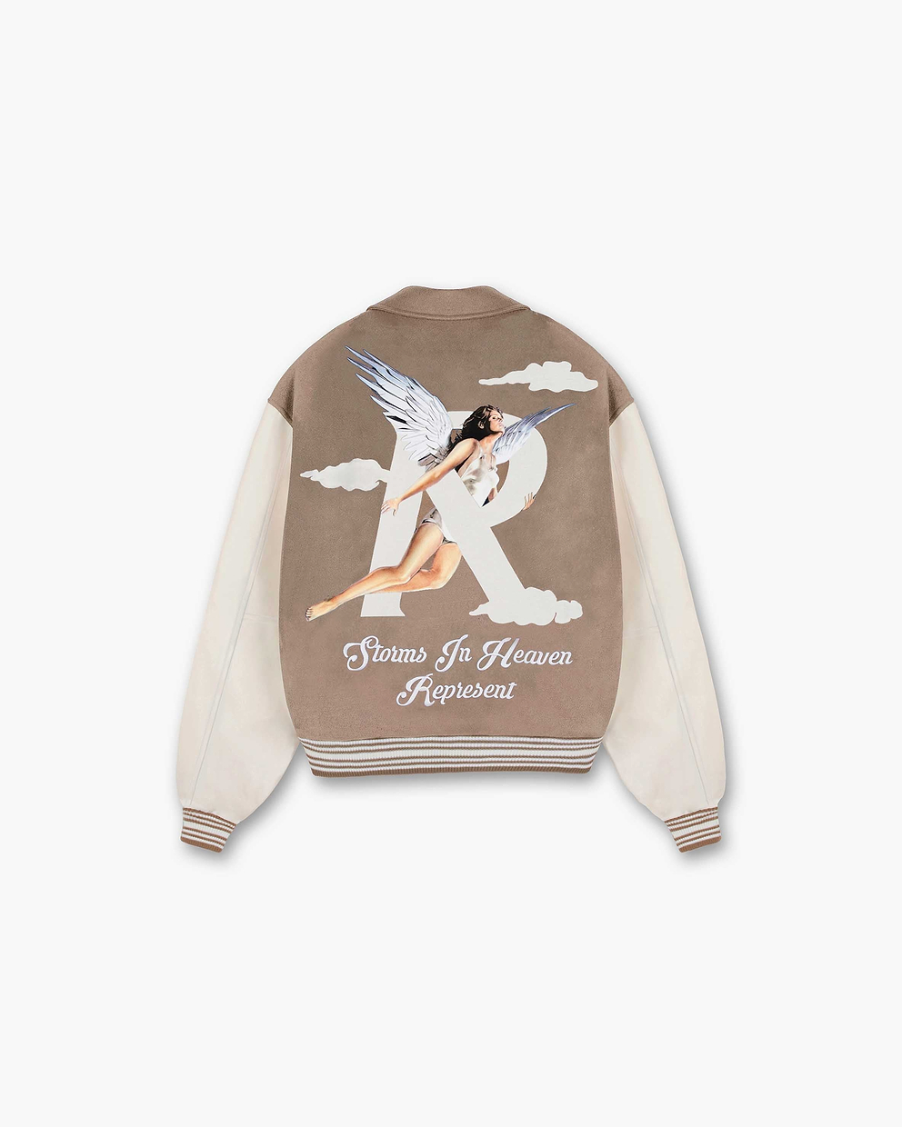 Represent Storm in The Heaven Varsity Jacket