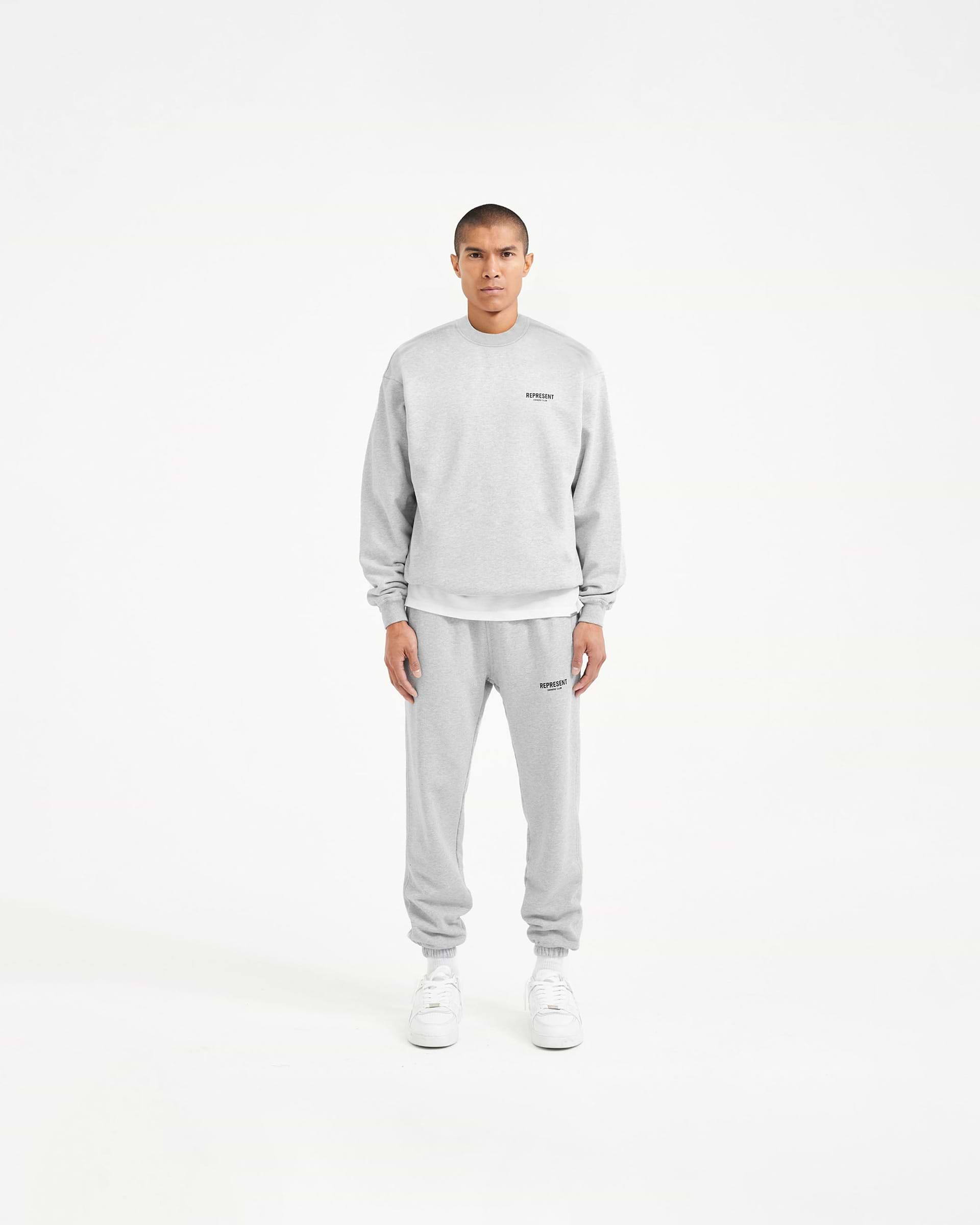 Represent Owners Club Sweater - Ash Grey