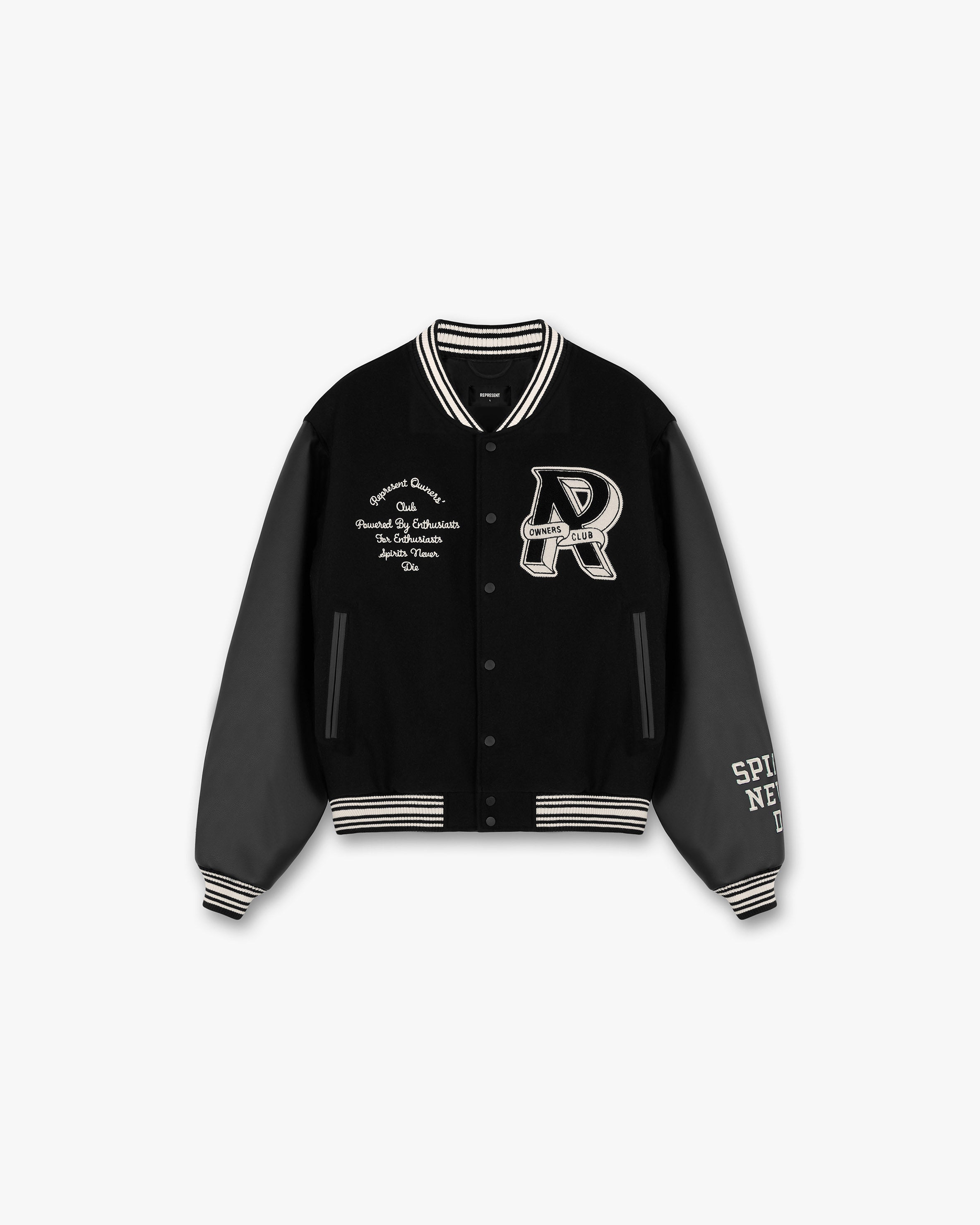 Baseball jacket black hotsell