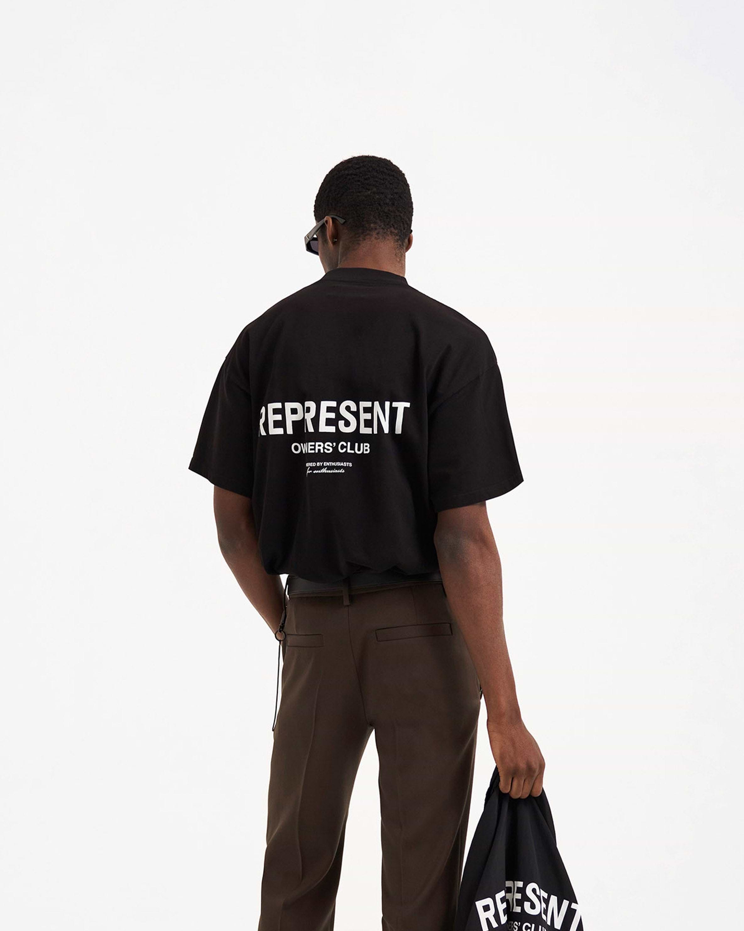 Represent Owners Club T Shirt Black T Shirts REPRESENT CLO