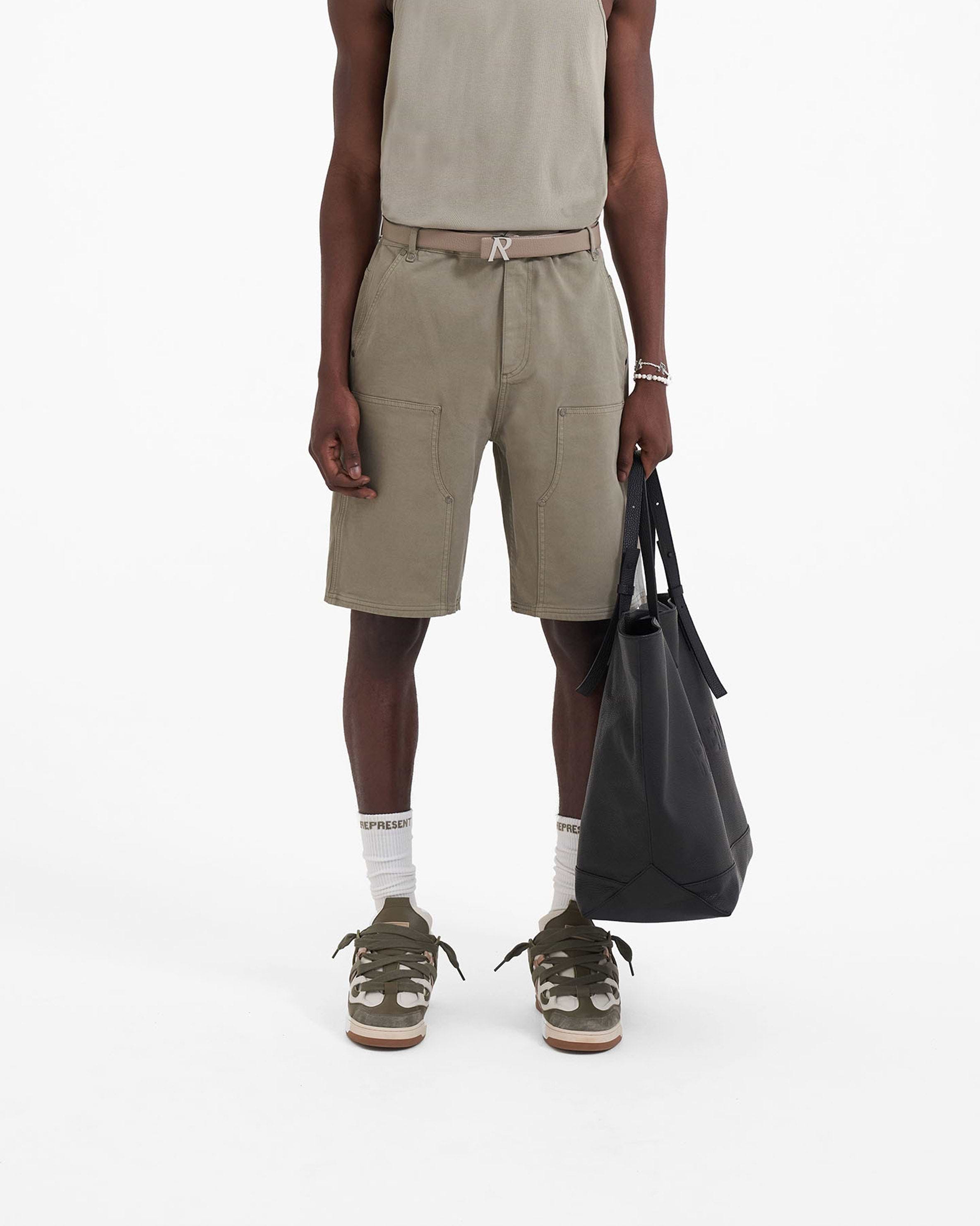 Summer top khaki shorts