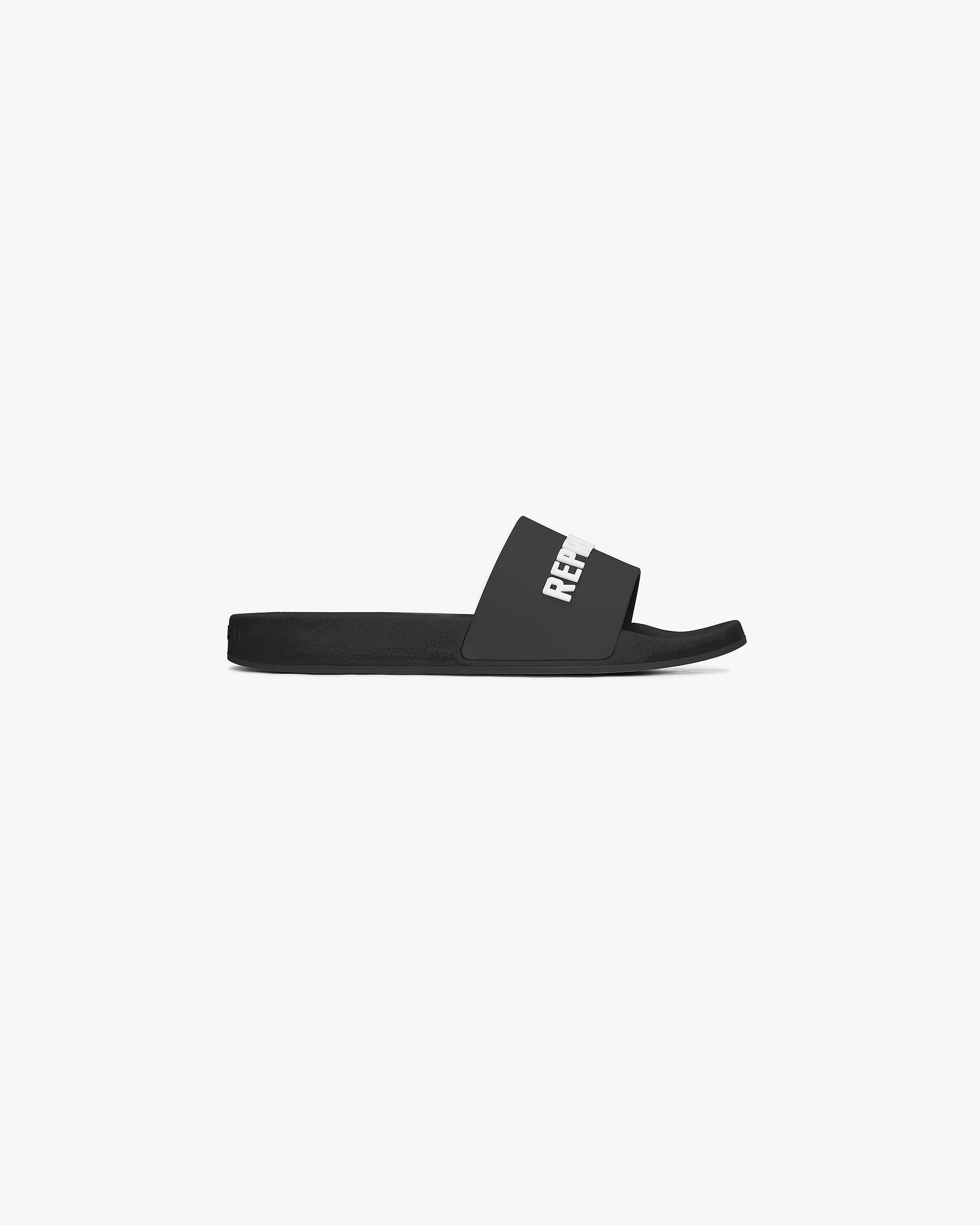 Represent Pool Slides | Black Footwear SC23 | Represent Clo