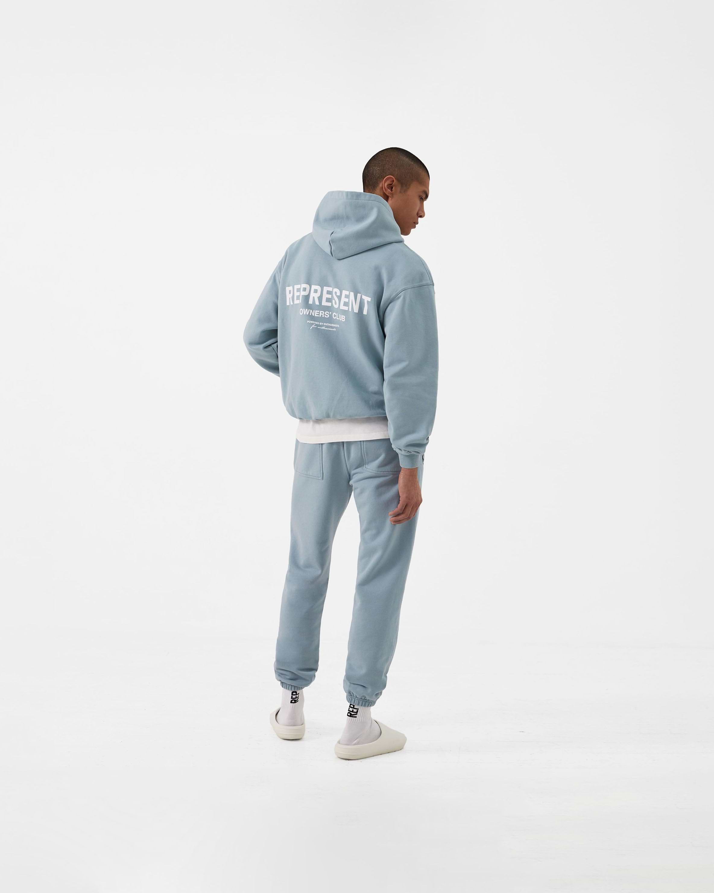 Originals repeating light blue hoodie cheap