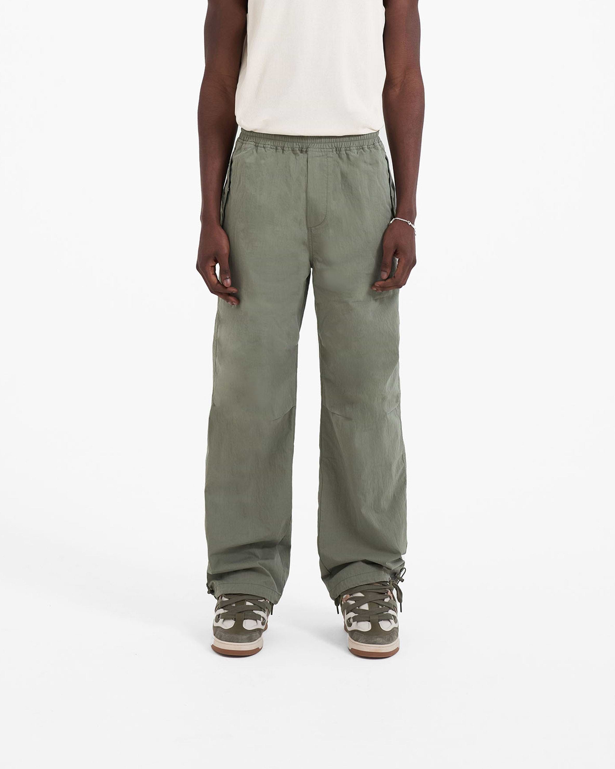 Buy Men's Grey Loose Comfort Fit Cargo Parachute Pants Online at Bewakoof