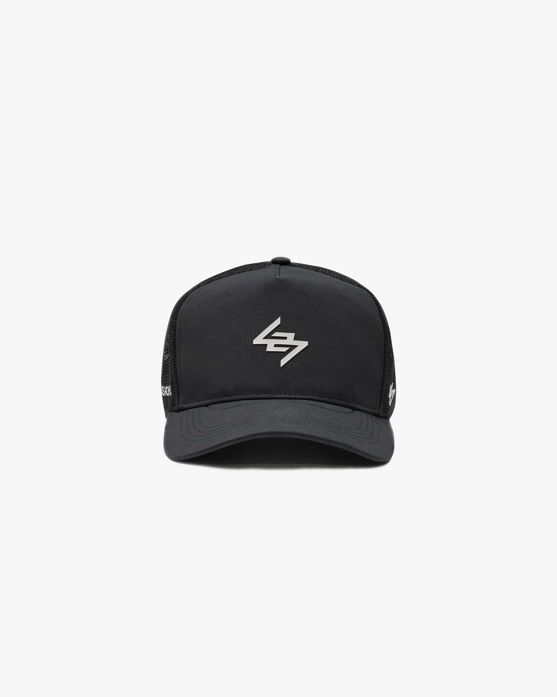 247 x 47 Logo Trucker Cap - Jet Black