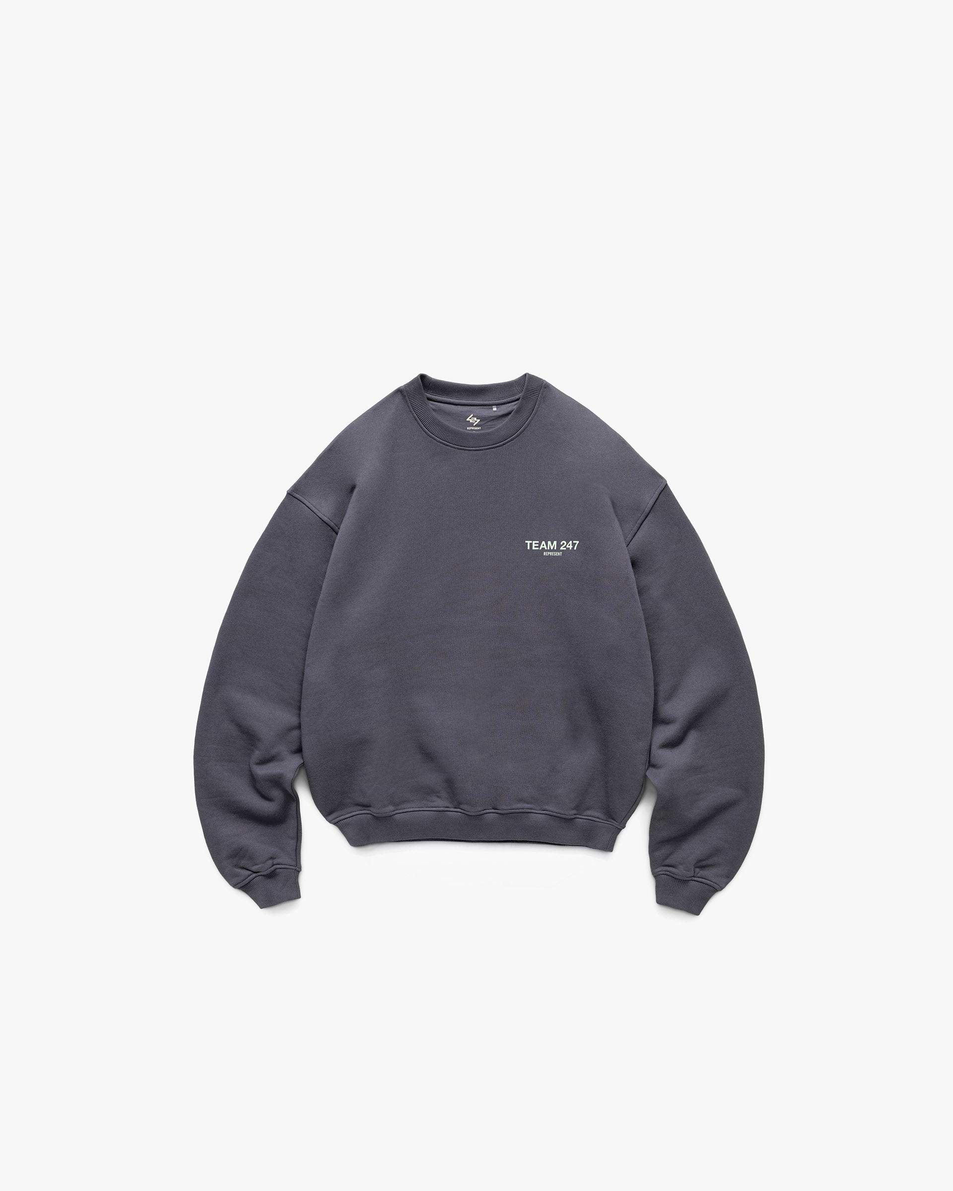 247 Team Oversized Sweater - Graphene