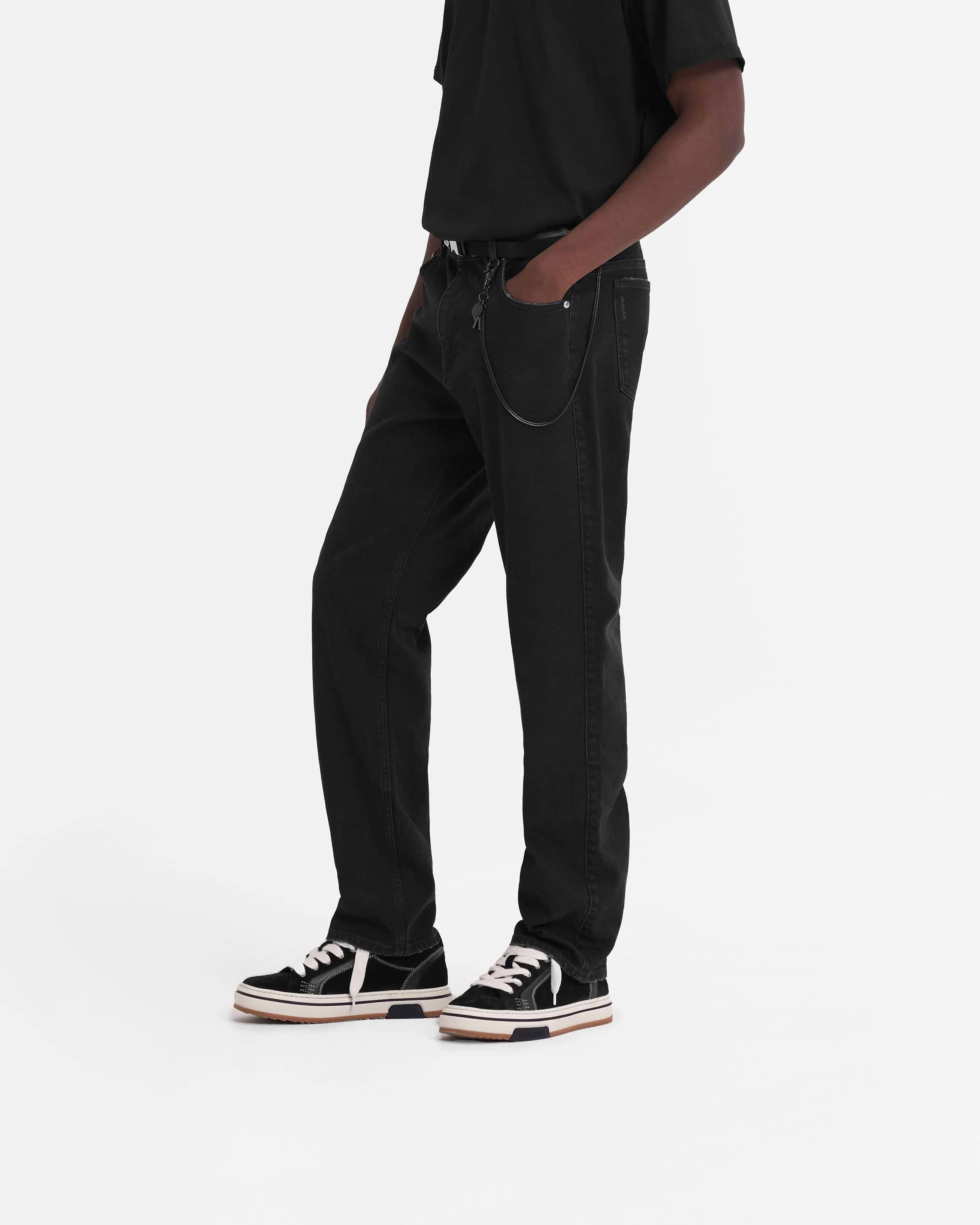R2 Straight Leg Denim | Black Denim FW23 | Represent Clo