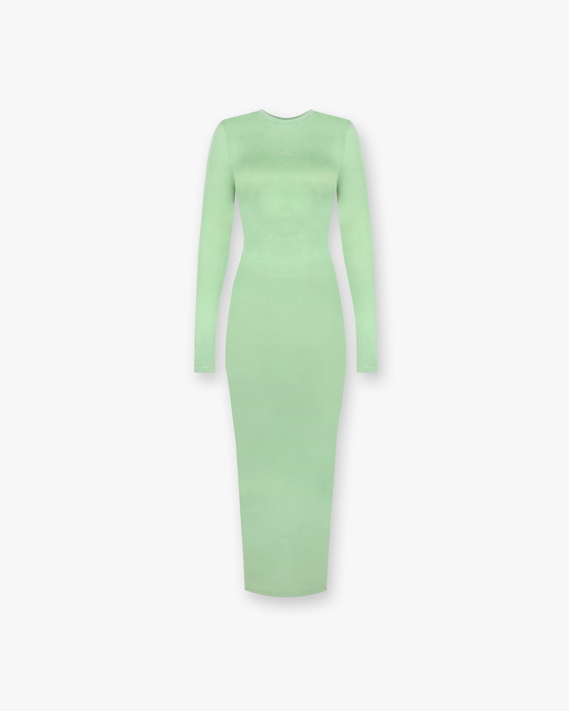 Shadow Midi Dress - Forest Shade