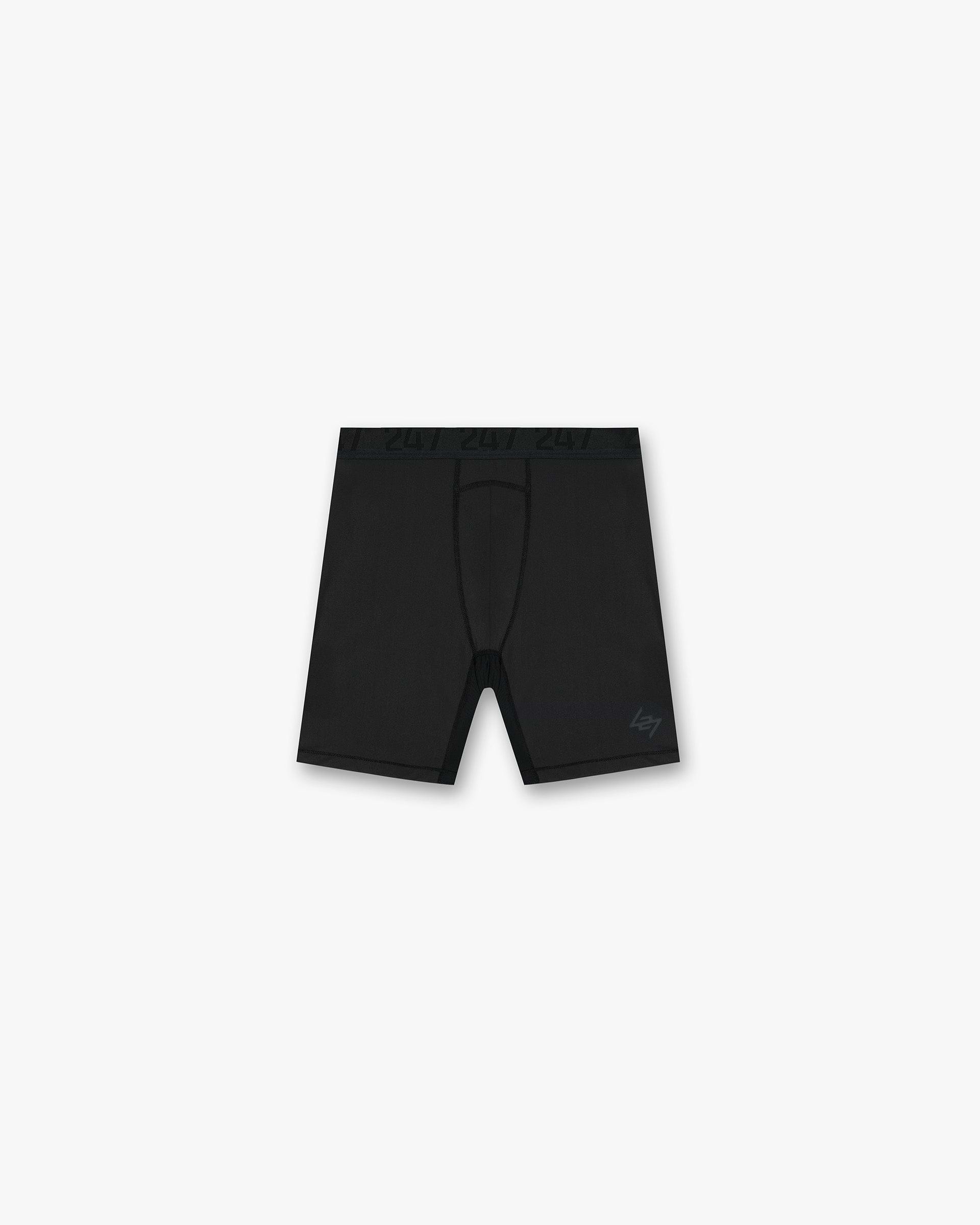 Jet Black Team 247 Half Tight | 247 Shorts | REPRESENT