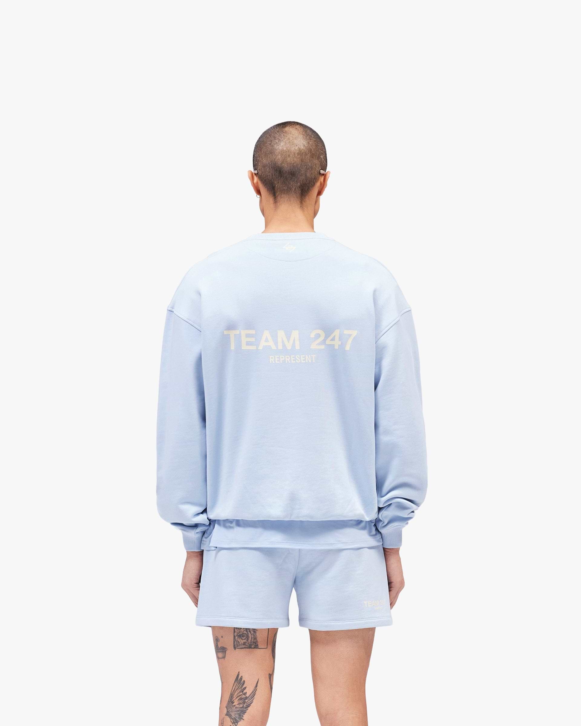 Team 247 Oversized Crew - Glacier