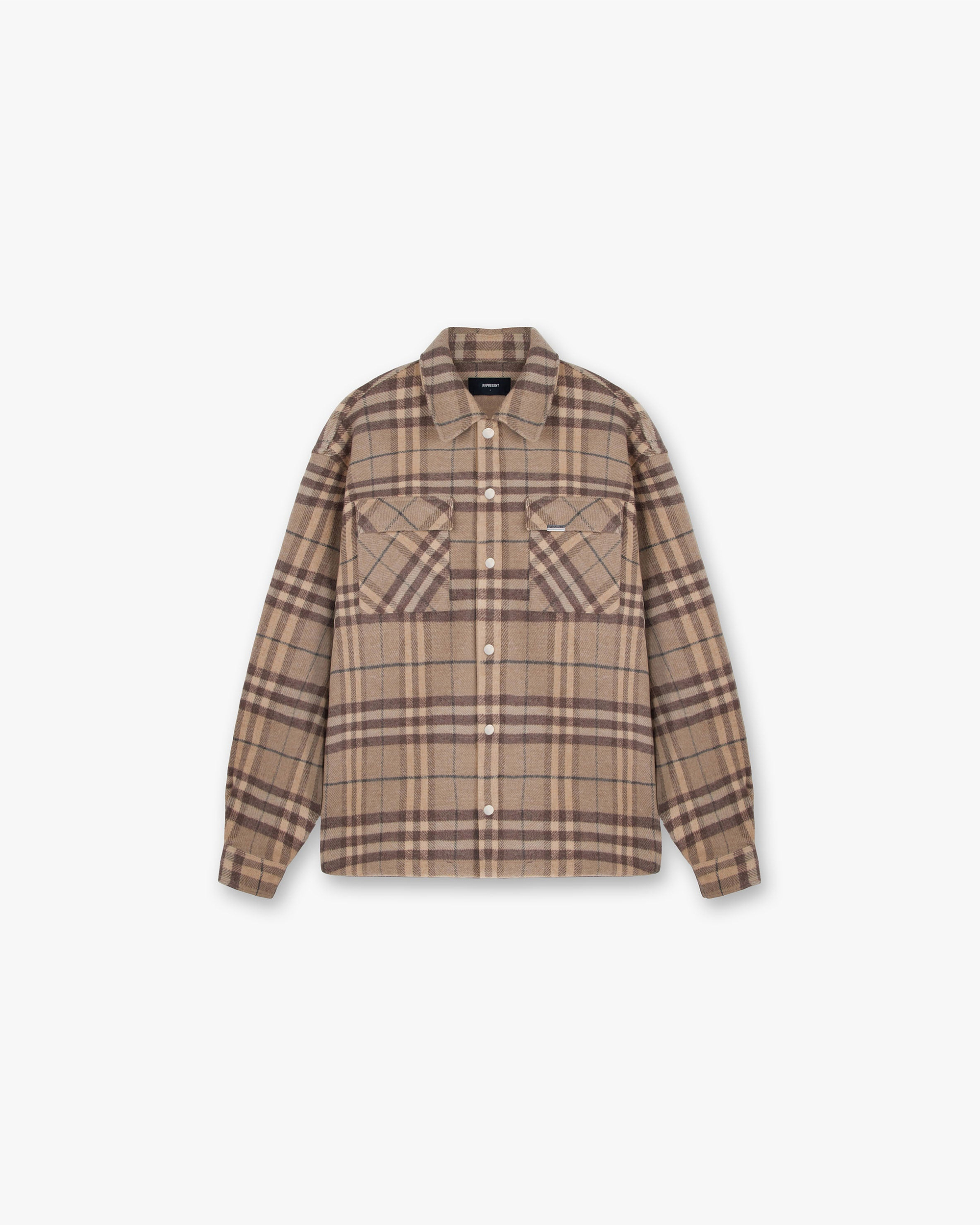 Heavyweight Initial Flannel Shirt | Hazel Shirts FW23 | Represent Clo