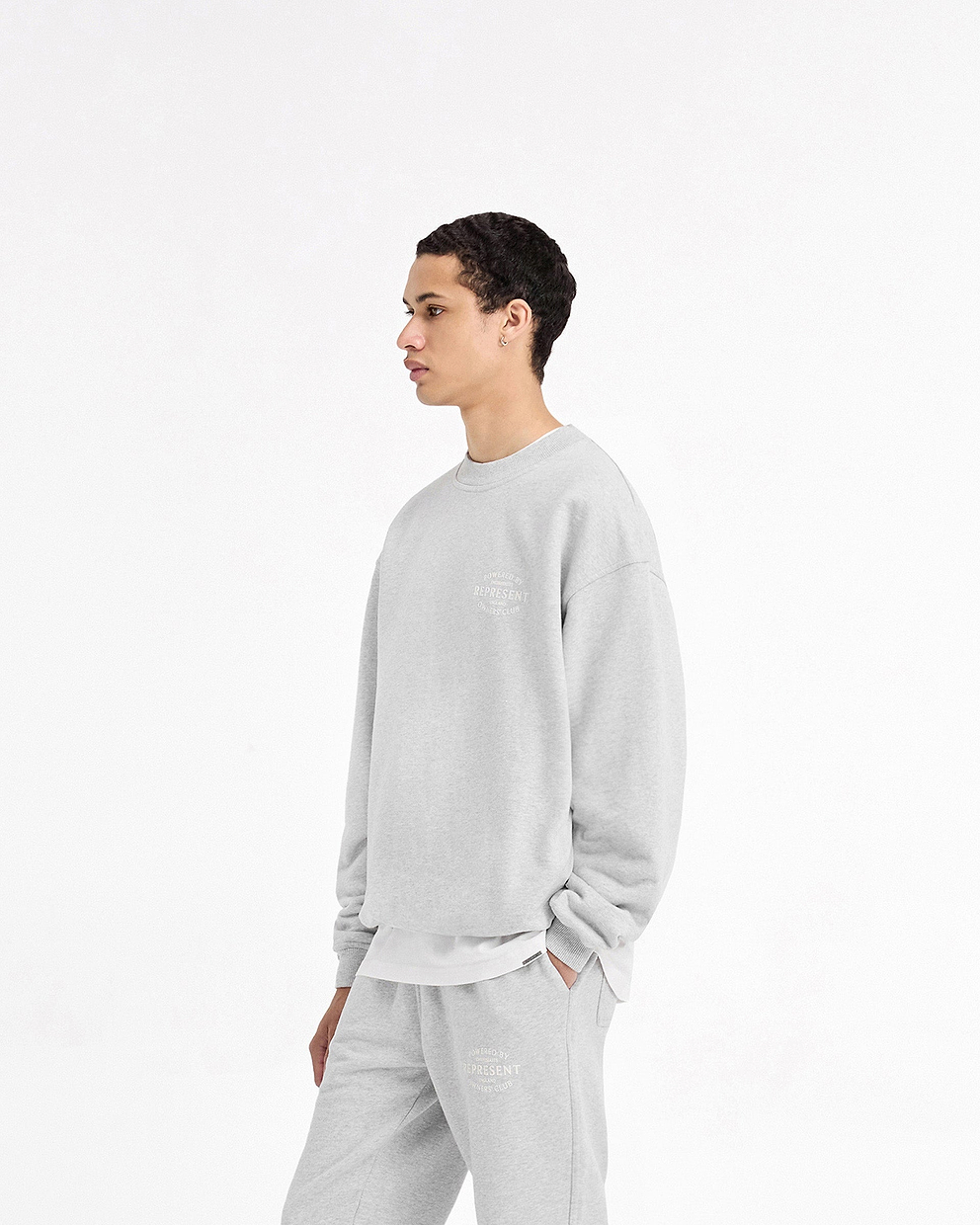 Star Layer Mascot Ash Grey Tee