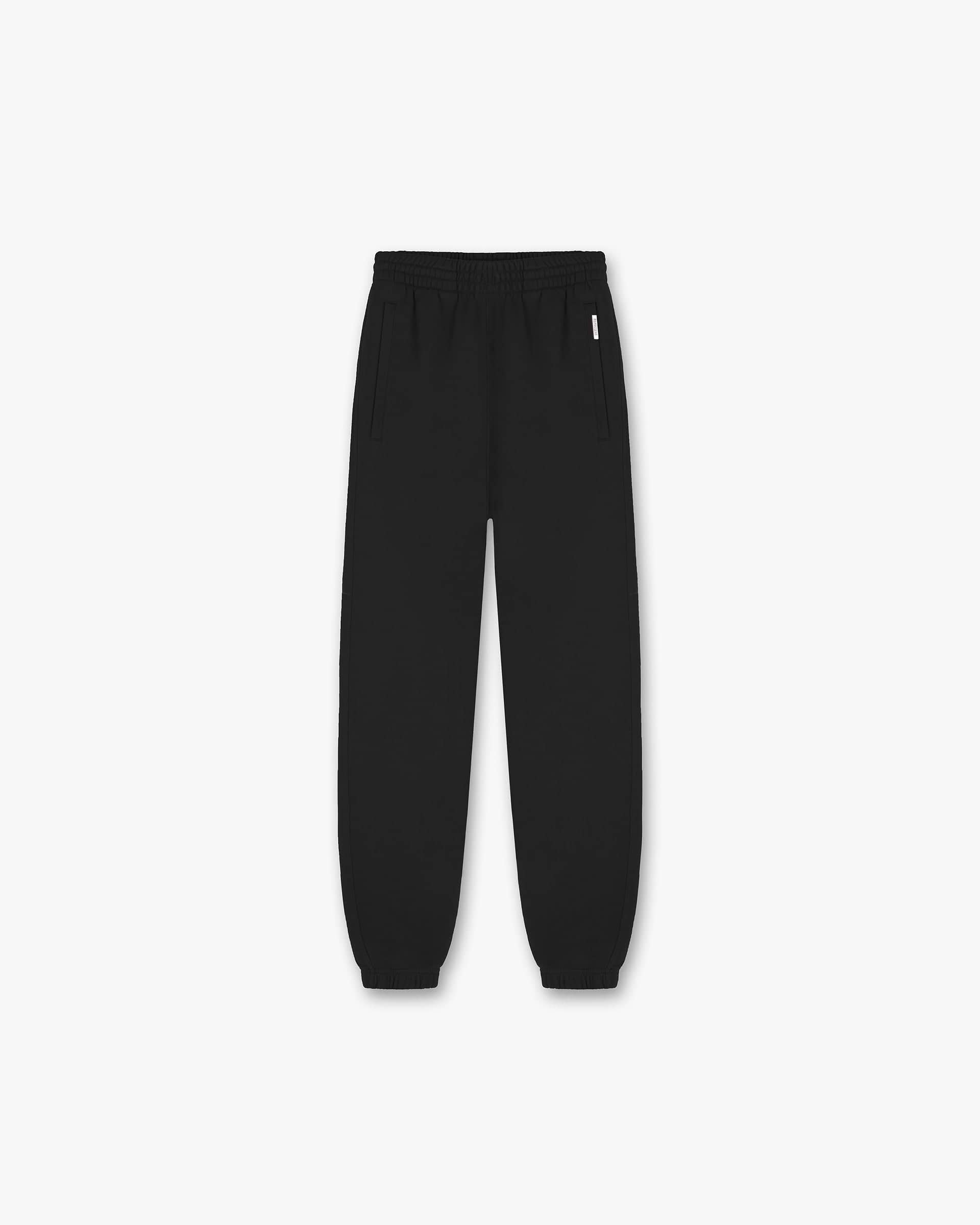 Initial Boxy Zip Through Hoodie - Black | REPRESENT