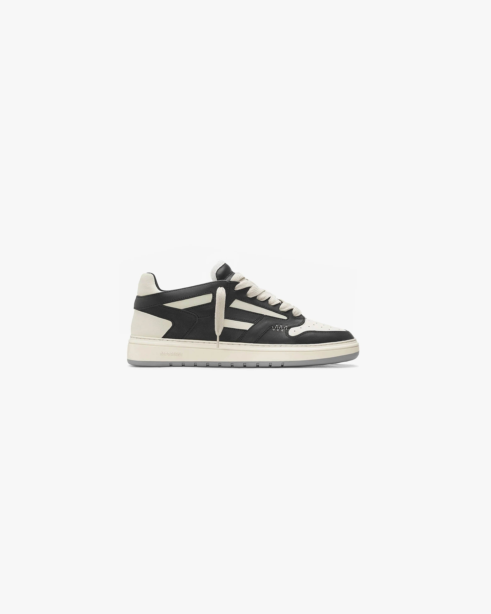 Women's Reptor Low | Black/Vintage White | Represent Clo