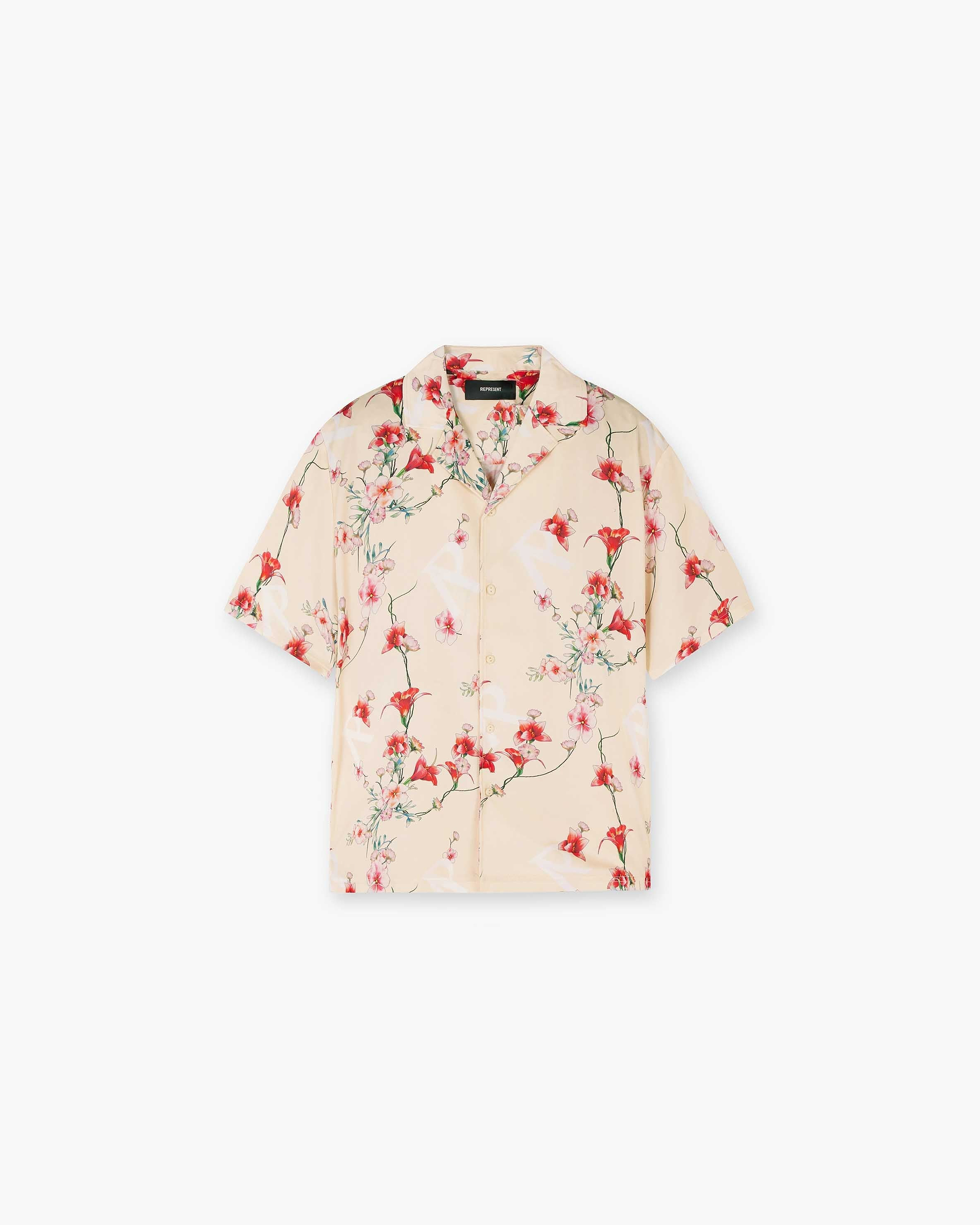 Floral Shirt | Cream Shirts SS23 | Represent Clo