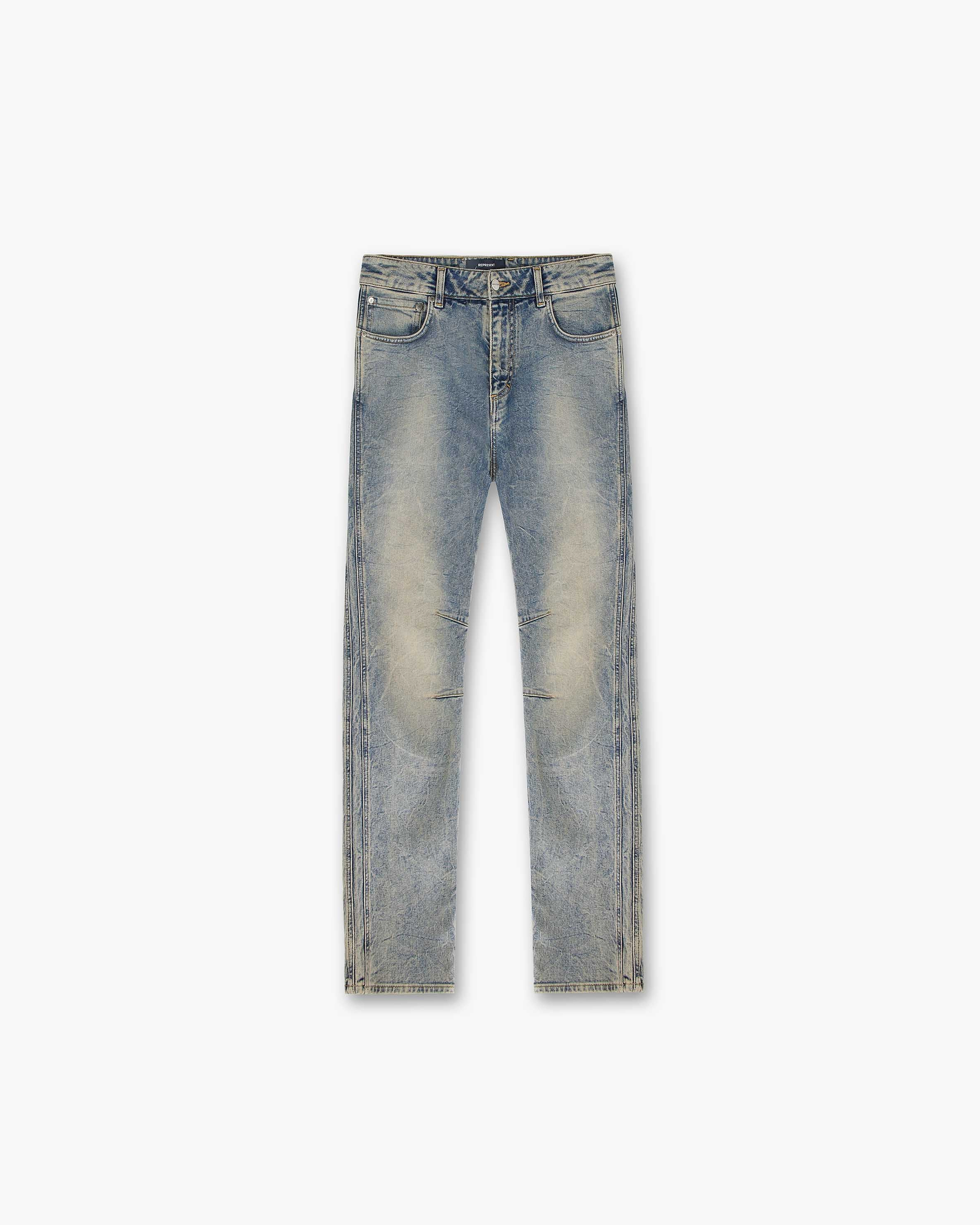 Straight Leg Jeans | Blue Cream | Represent Clo