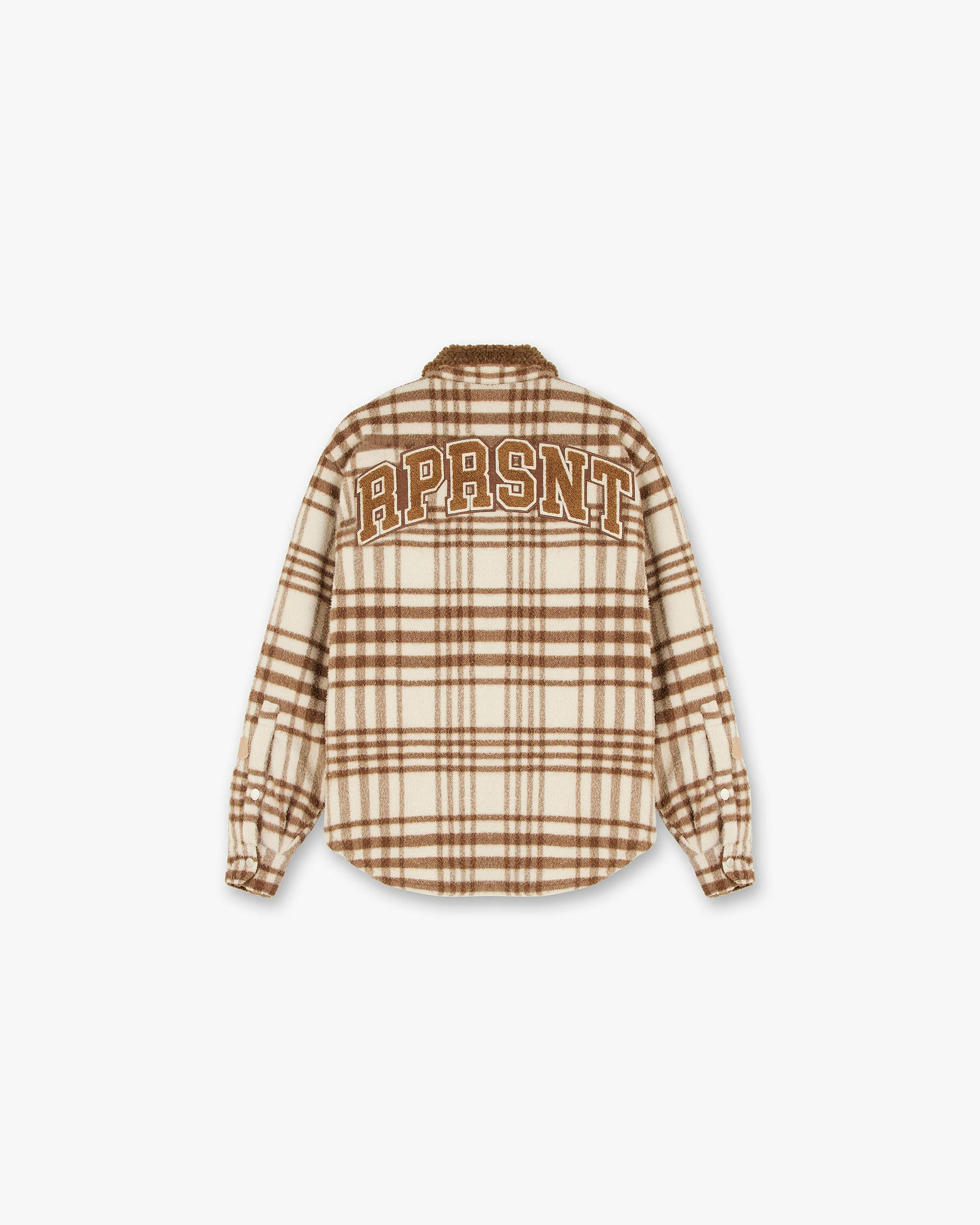 Sherpa Shirt | Brown Bone Shirts FW22 | Represent Clo