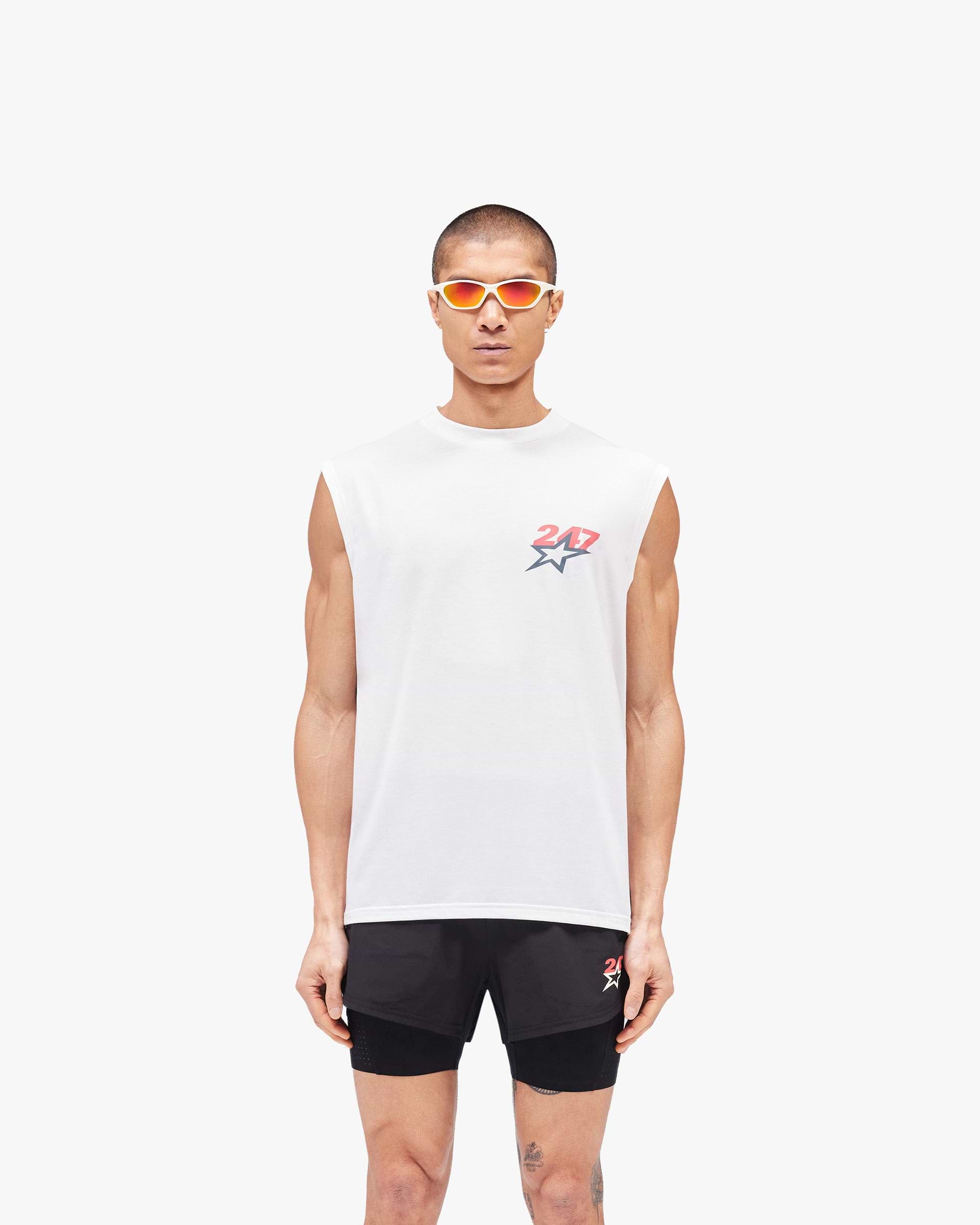 Team 247 Star Tank - Flat White