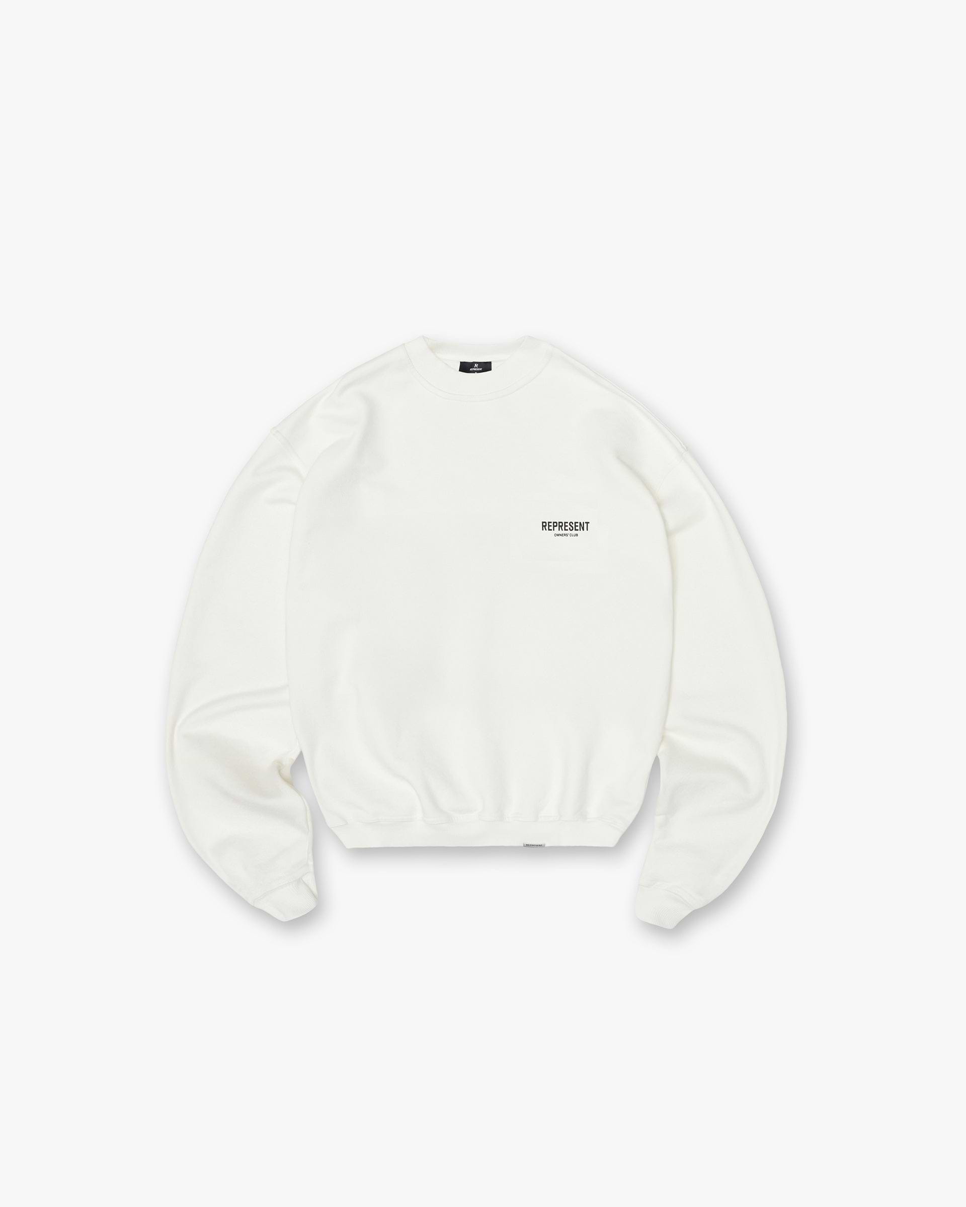 Represent Owners Club Sweater - Flat White