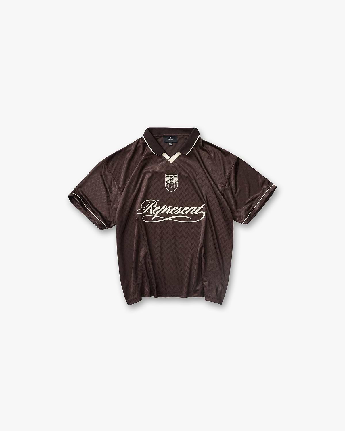 Mid Brown Three Dogs Jersey | Mens T-shirts | REPRESENT