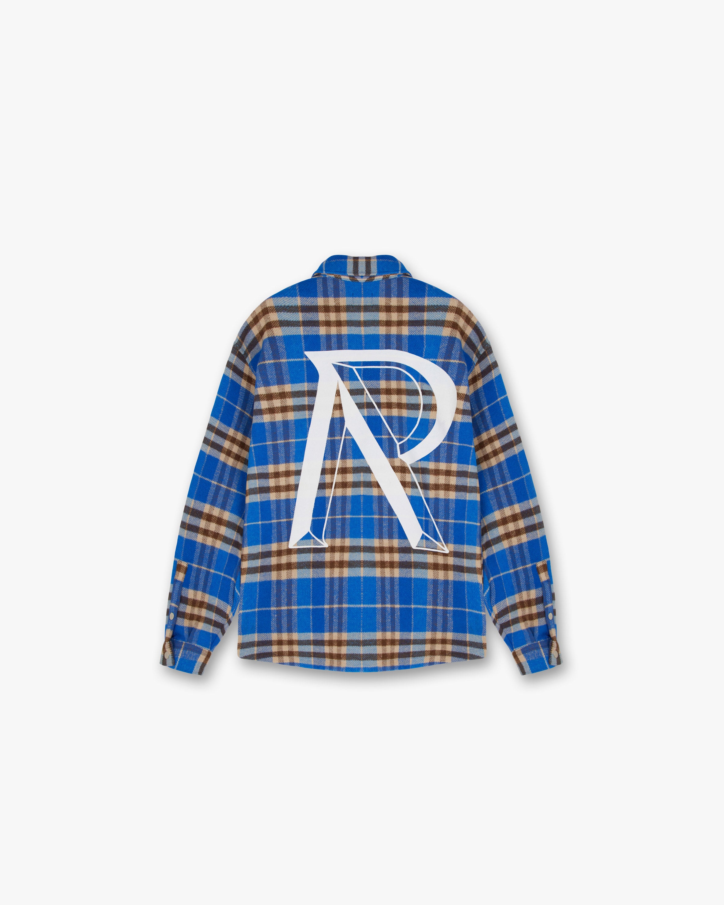 Heavyweight Initial Flannel Shirt | Cobalt Shirts FW23 | Represent Clo