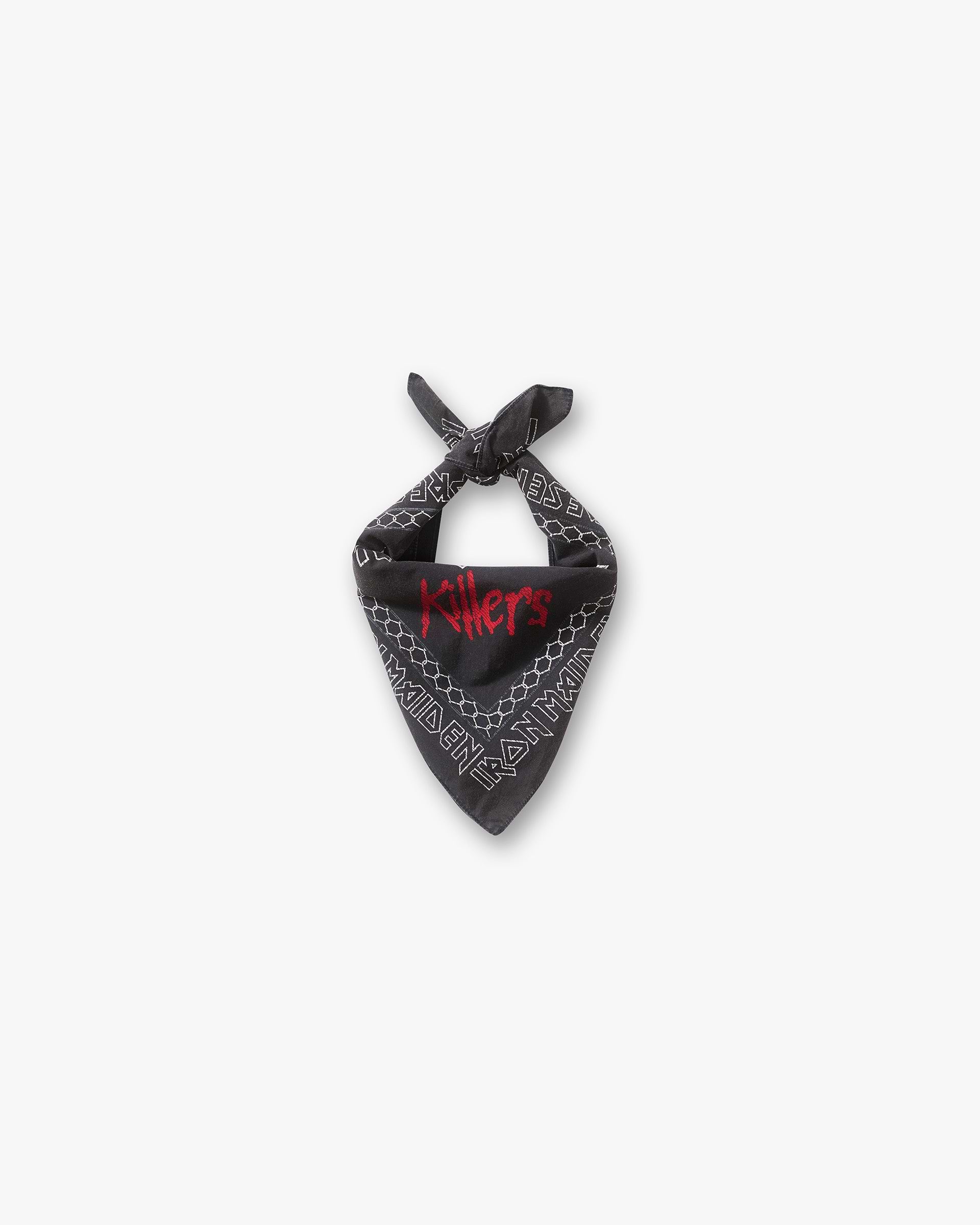 Represent X Iron Maiden Killers Bandana - Jet Black