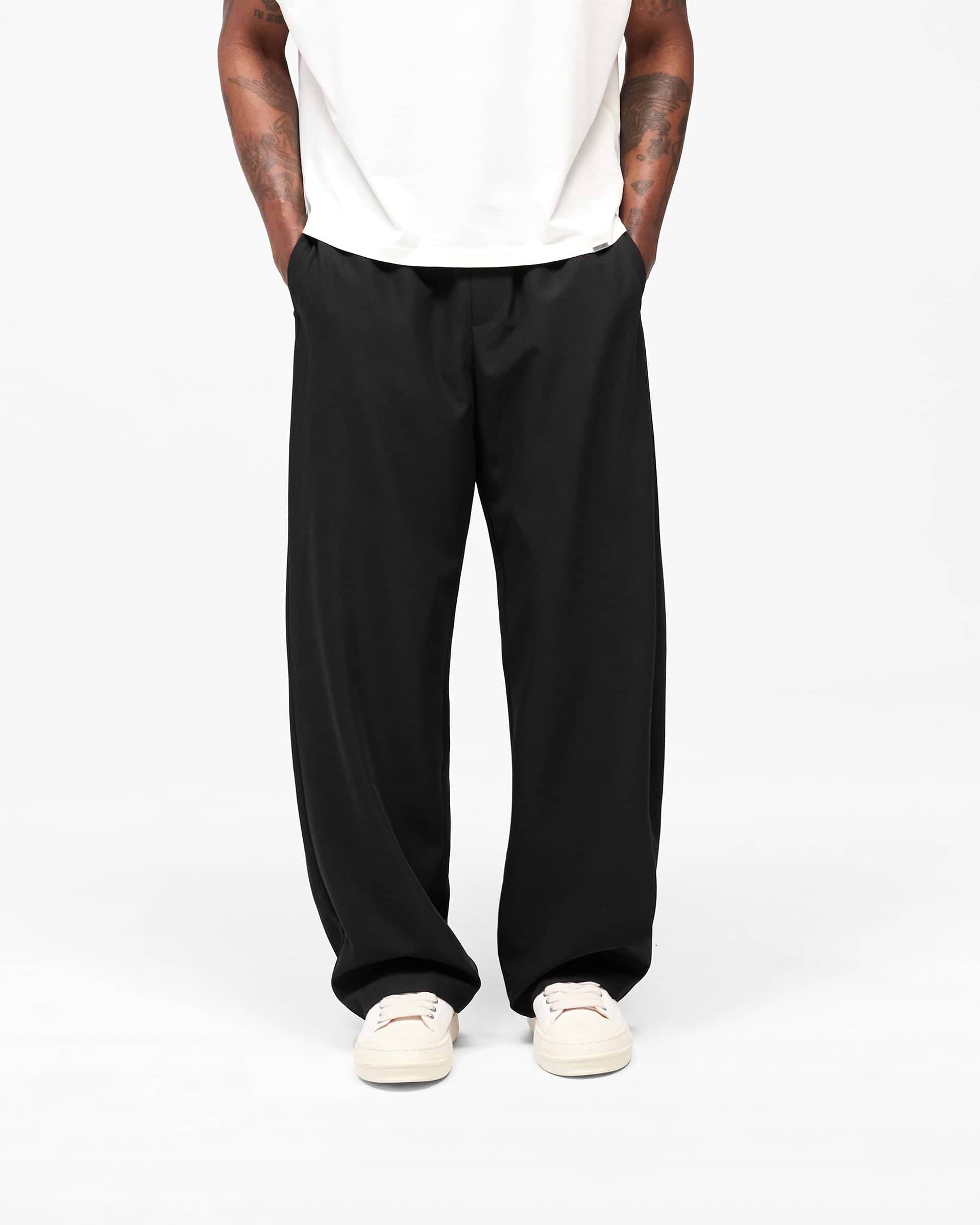 Initial Tape Pant - Jet Black
