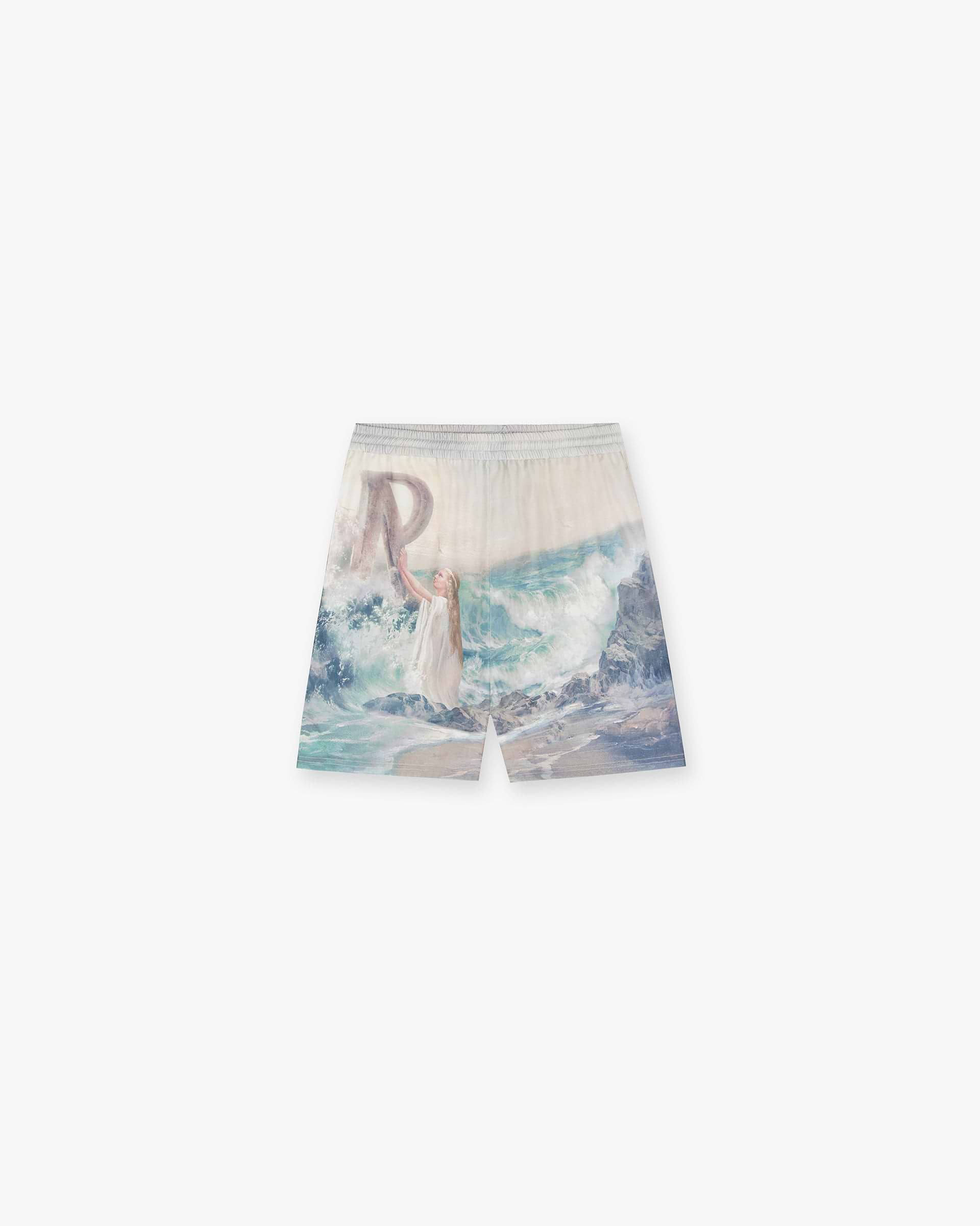 Front product image of mens shorts in easel on a plain white background | Higher Truth Short in Easel | Casual mens shorts with comfortable fit | SS24 Shorts | Represent Clo