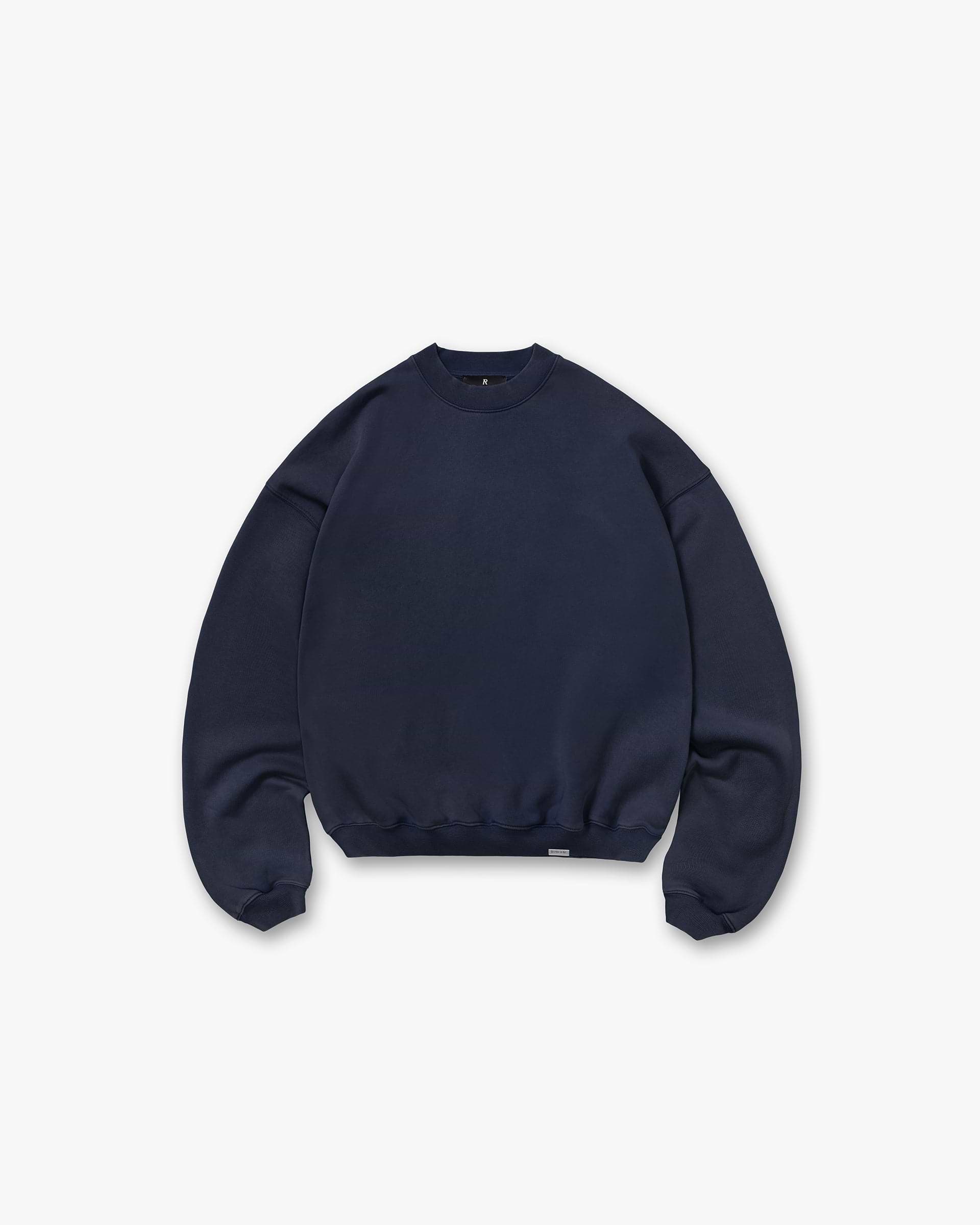Initial Boxy Sweater - Midnight Navy