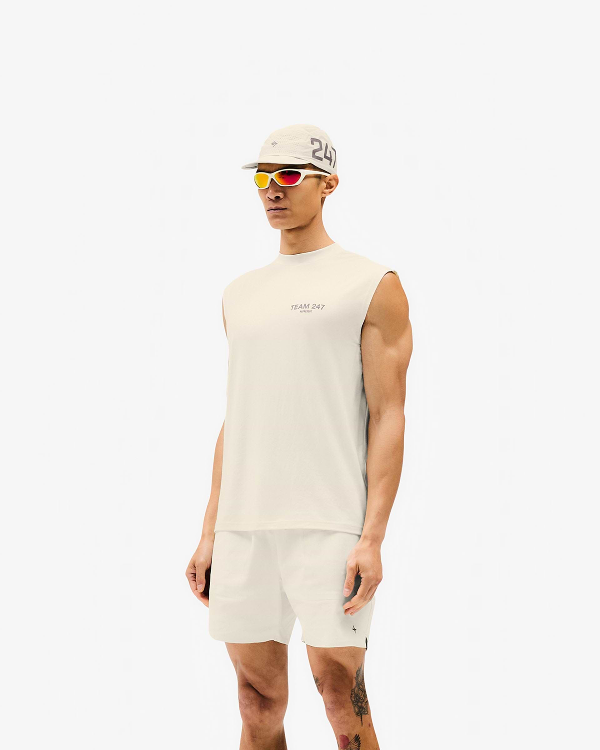 Team 247 Oversized Tank - Cream