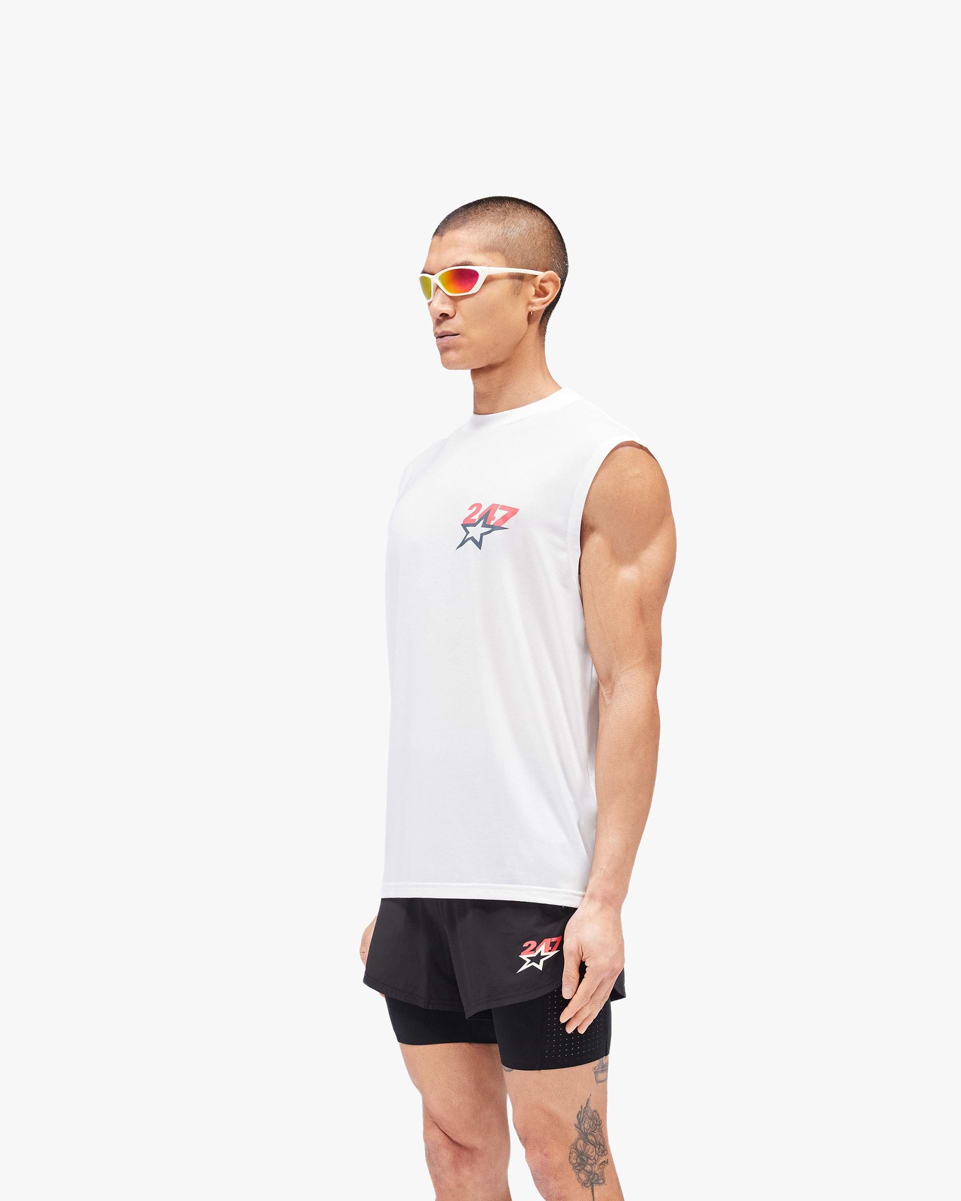 Team 247 Star Tank - Flat White