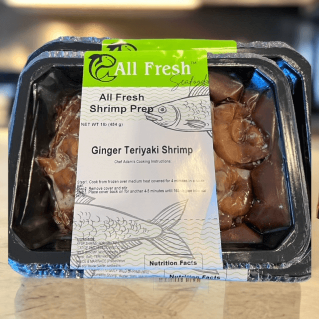 Ginger Teriyaki Marinated Shrimp