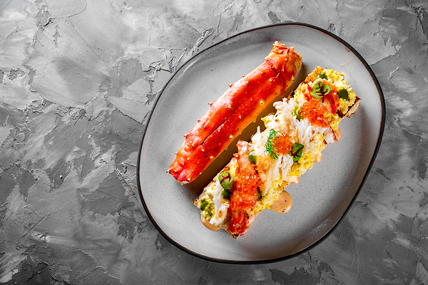 Caviar lobster rolls