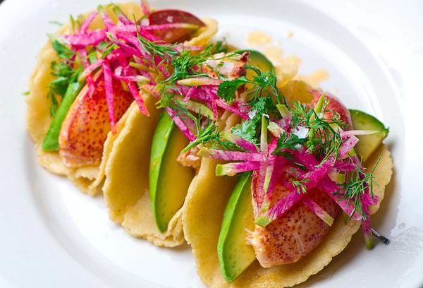 Lobster Tacos with Mango Salsa