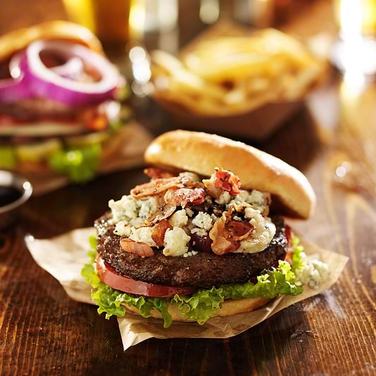 Bacon Blue Cheese Burger