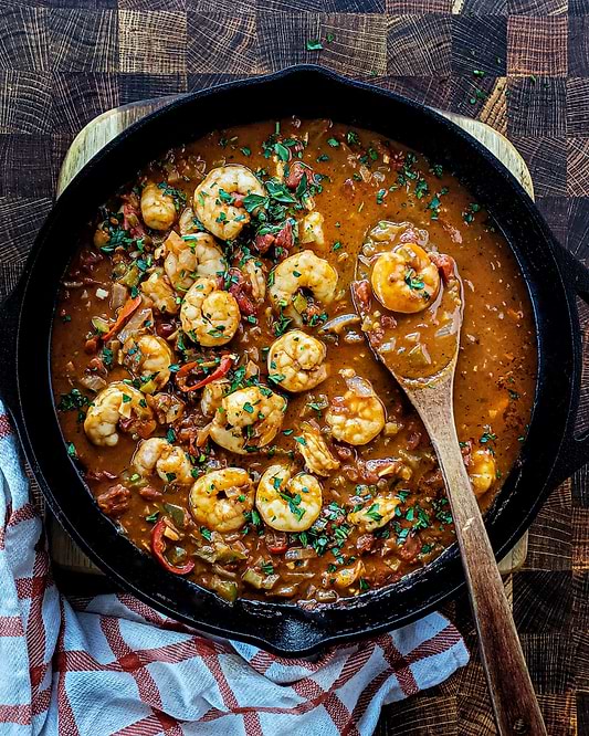 COLUMBIAN SHRIMP STEW & COCONUT RICE