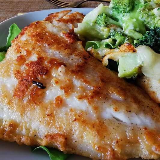 Fried Walleye Pike