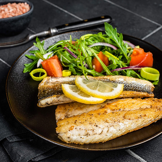 Oven Roasted Black Sea Bass
