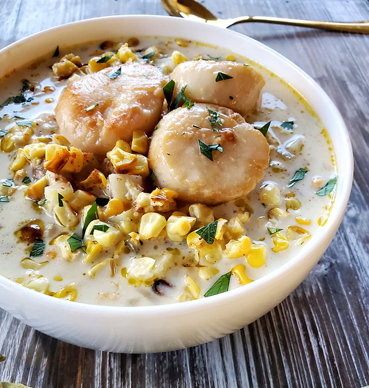 New England Scallop & Corn Chowder Recipe