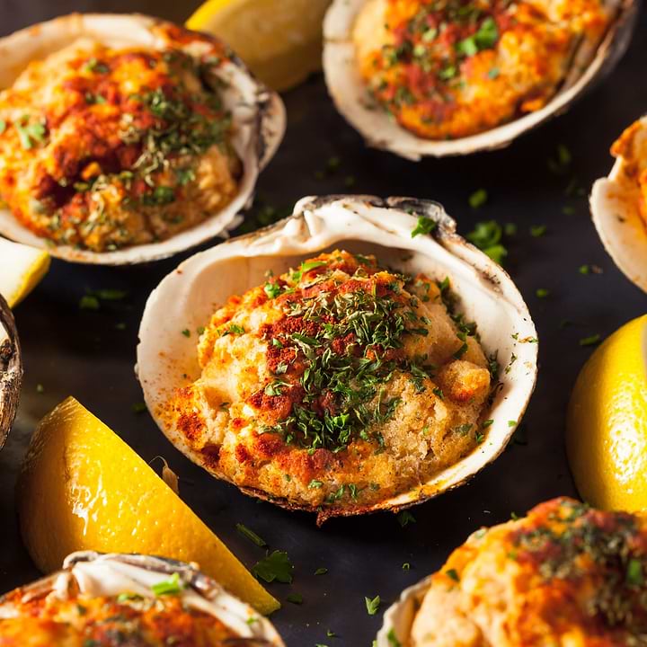 Baked Stuffed Clams
