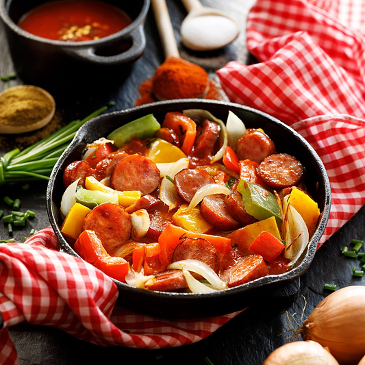 Sausage, Peppers and Onions