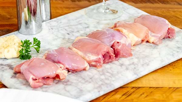All Natural Boneless Chicken Thighs,Skinless- Mountaire Farms