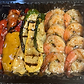 Balsamic Veggie Shrimp Bowl over Orzo