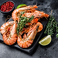 Wild Prawns, Head On, U5. Chem Free, 1 lb