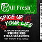 Ultimate Steakhouse Prime Rib Steak Seasoning, AFS Spice Up Your Life