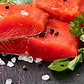 KING SALMON FILLET,  TROLL CAUGHT, WILD